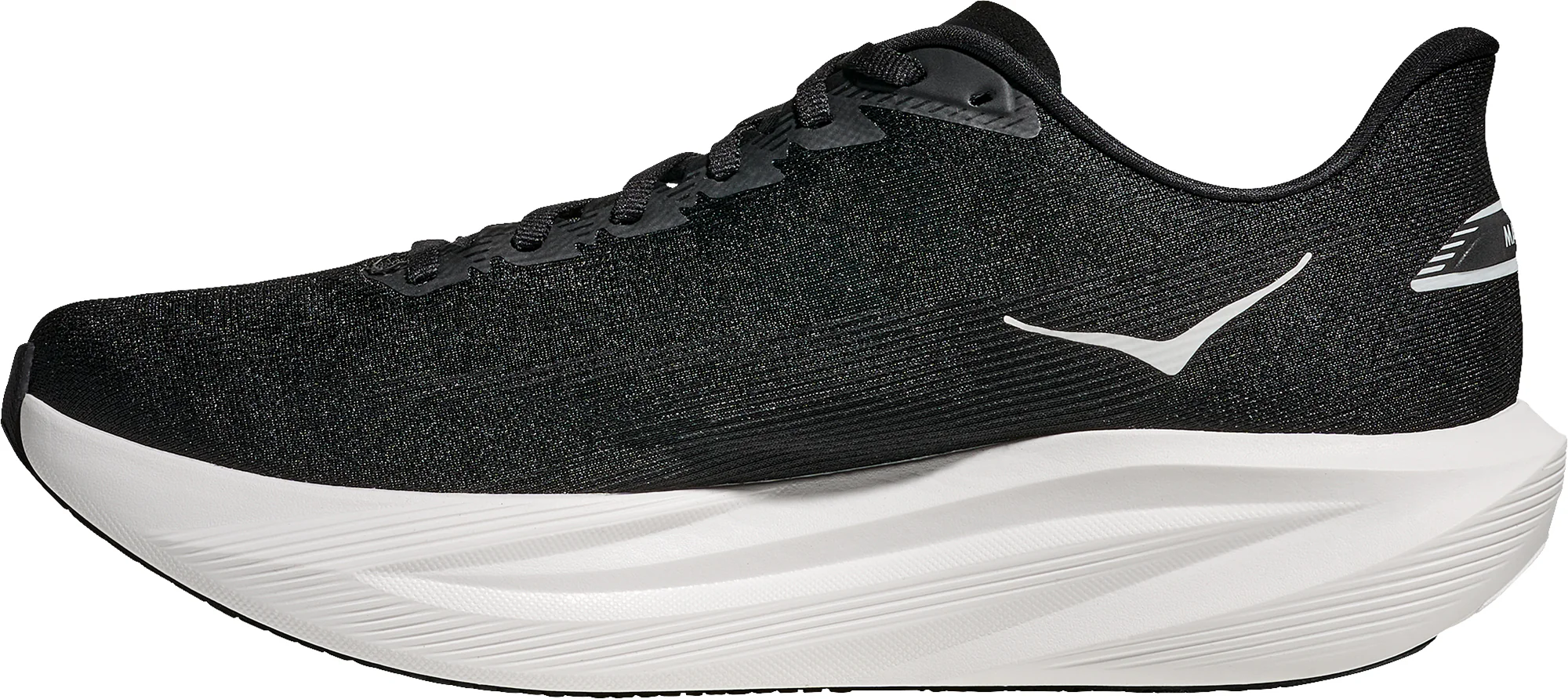 Hoka Mach 7 Womens Running Shoes - Black - Image 3