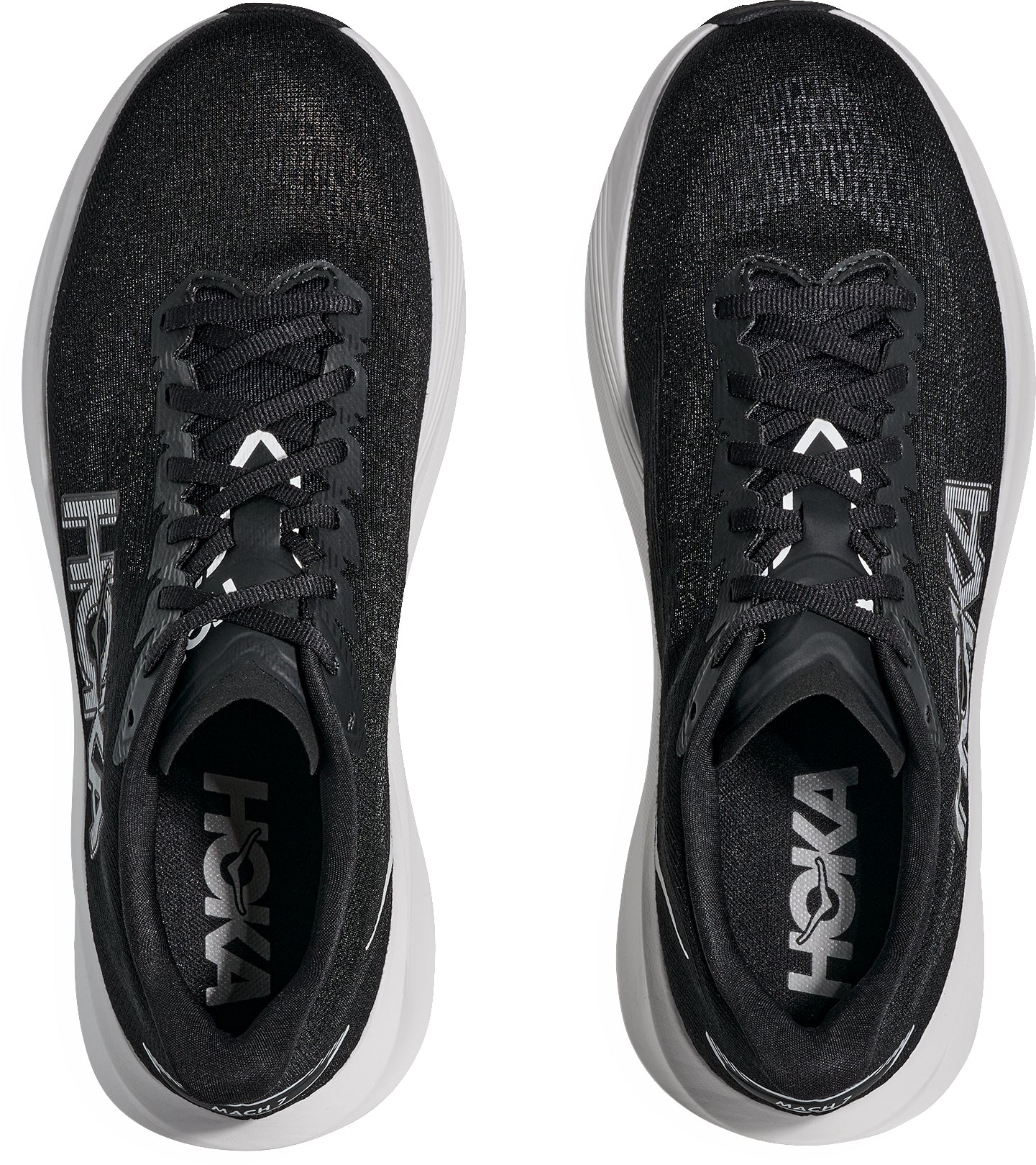 Hoka Mach 7 Womens Running Shoes - Black - Image 4