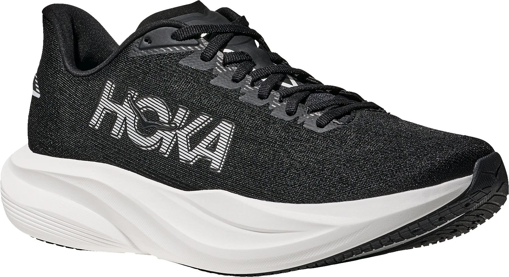 Hoka Mach 7 Womens Running Shoes - Black - Image 6