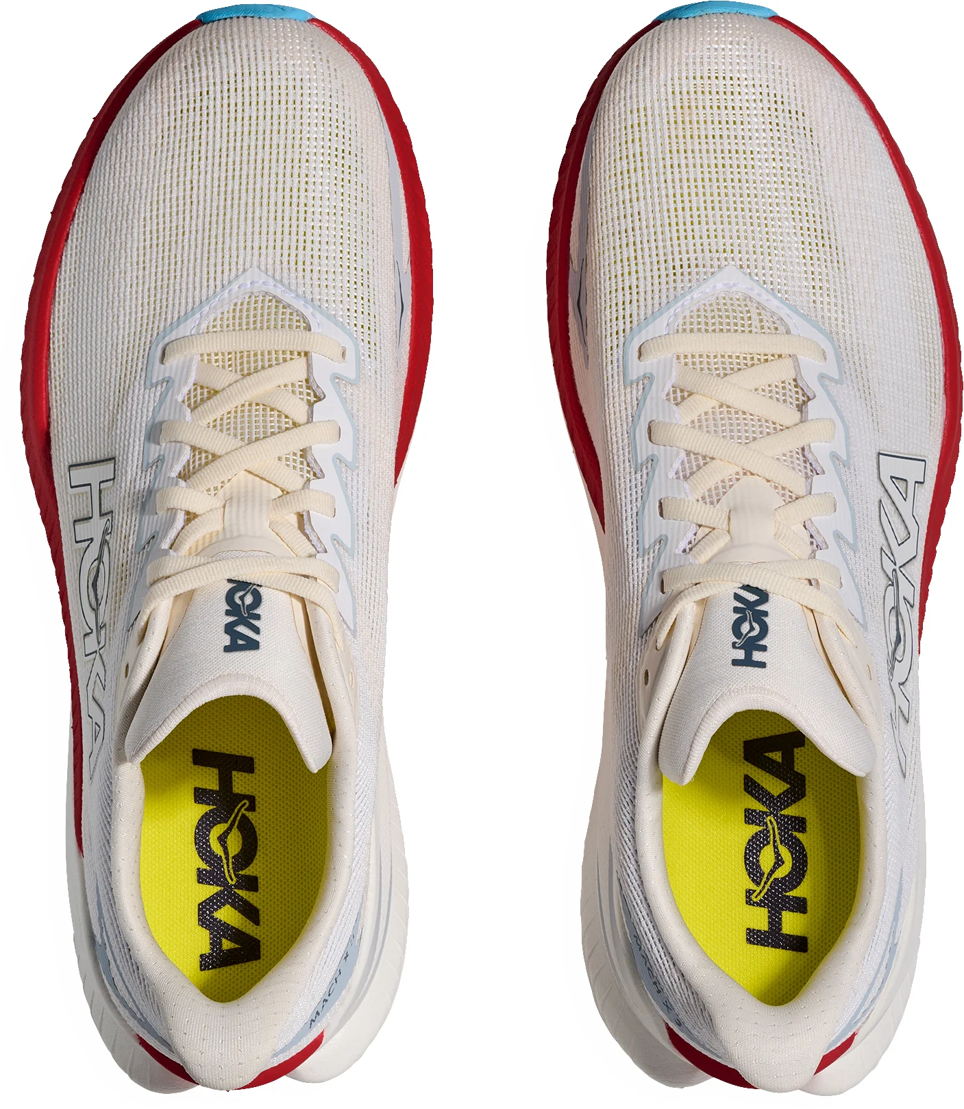 Hoka Mach X 3 Mens Running Shoes - White - Image 4