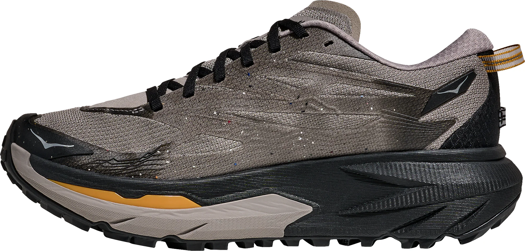 Hoka Mafate 5 Mens Trail Running Shoes - Grey - Image 3