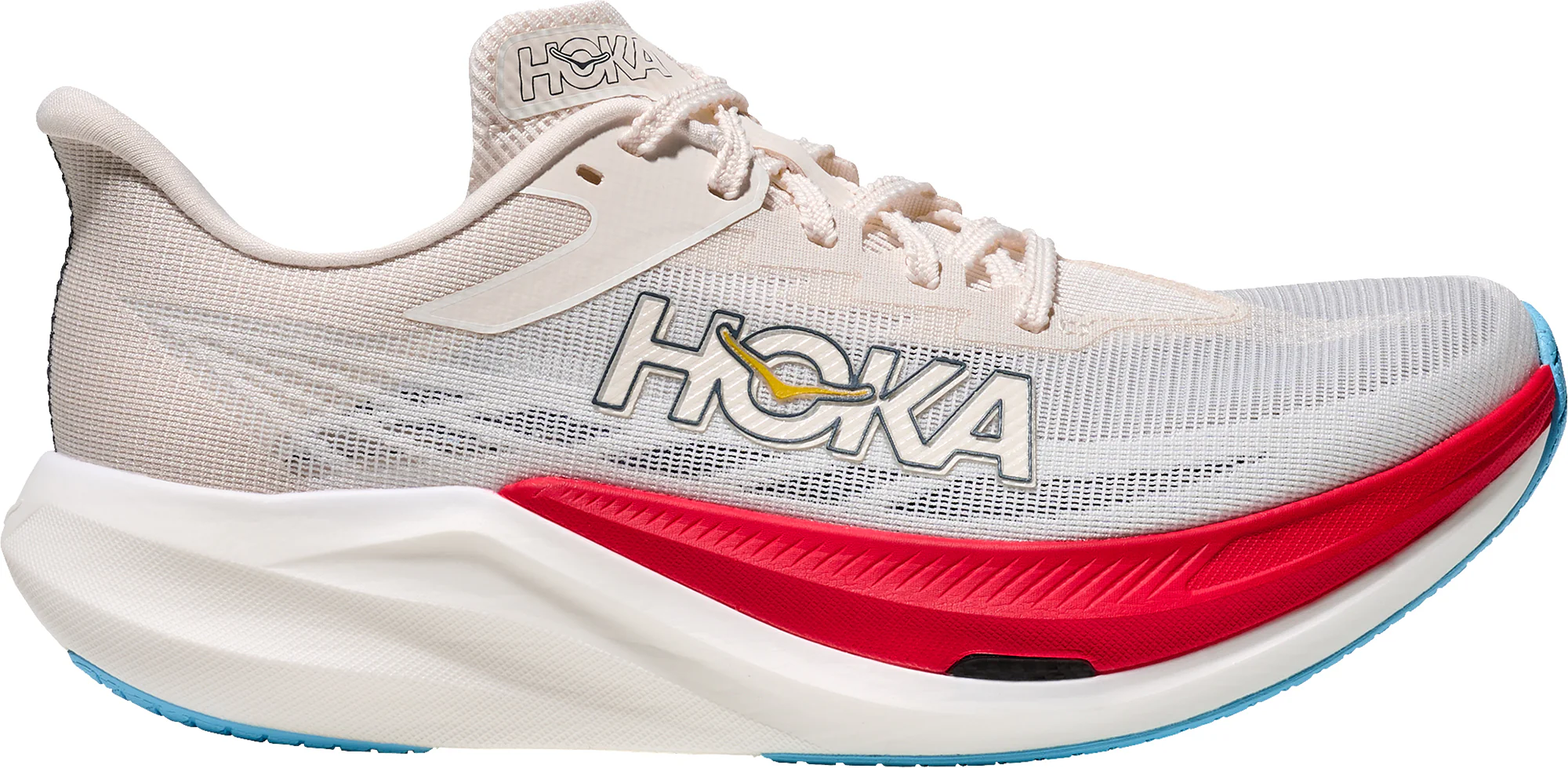 Hoka Rocket X 3 Running Shoes - Cream
