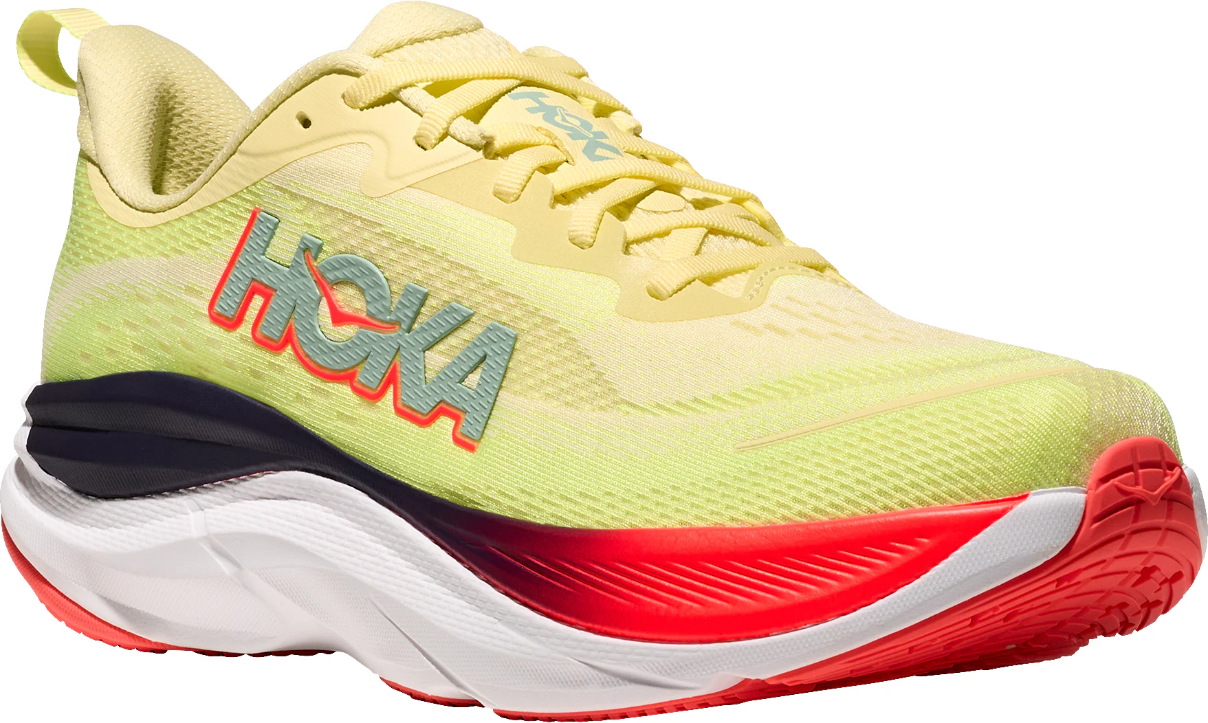 Hoka Skyflow Mens Running Shoes - Yellow - Image 6