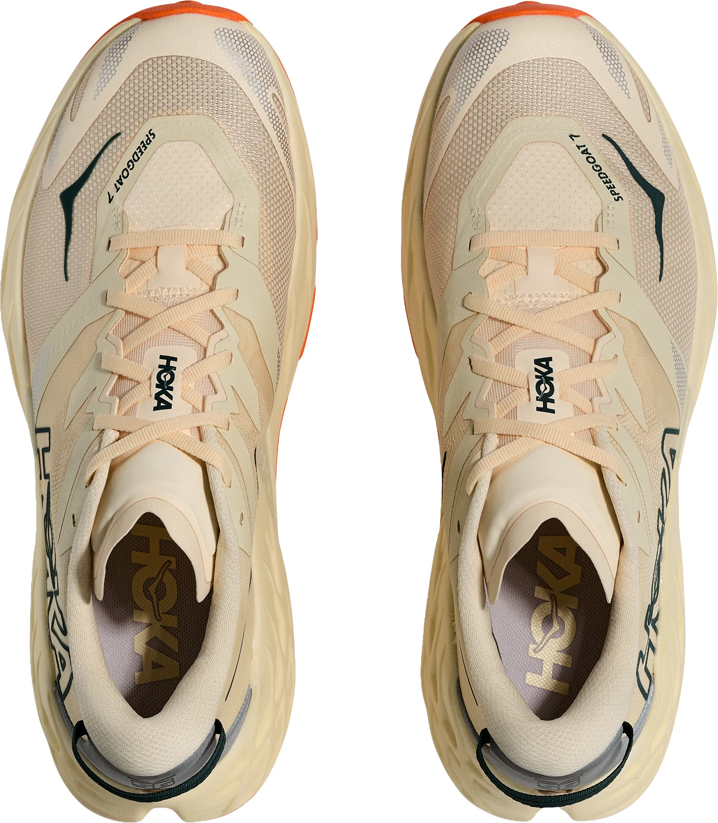 Hoka Speedgoat 7 Mens Trail Running Shoes - Beige - Image 4