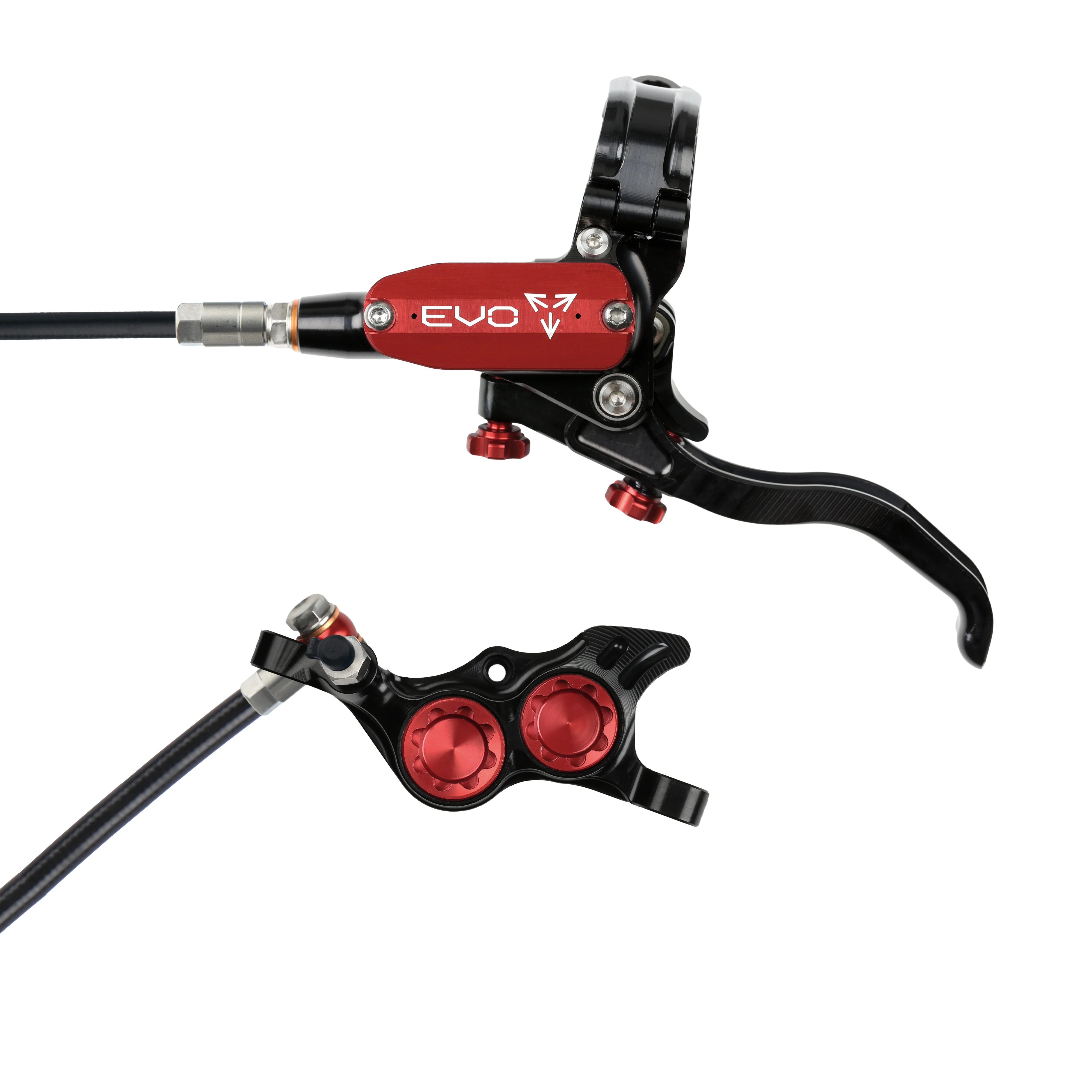 Hope Tech 4 Evo TR4 Four-Piston Hydraulic Brakeset - No Rotor - Image 4