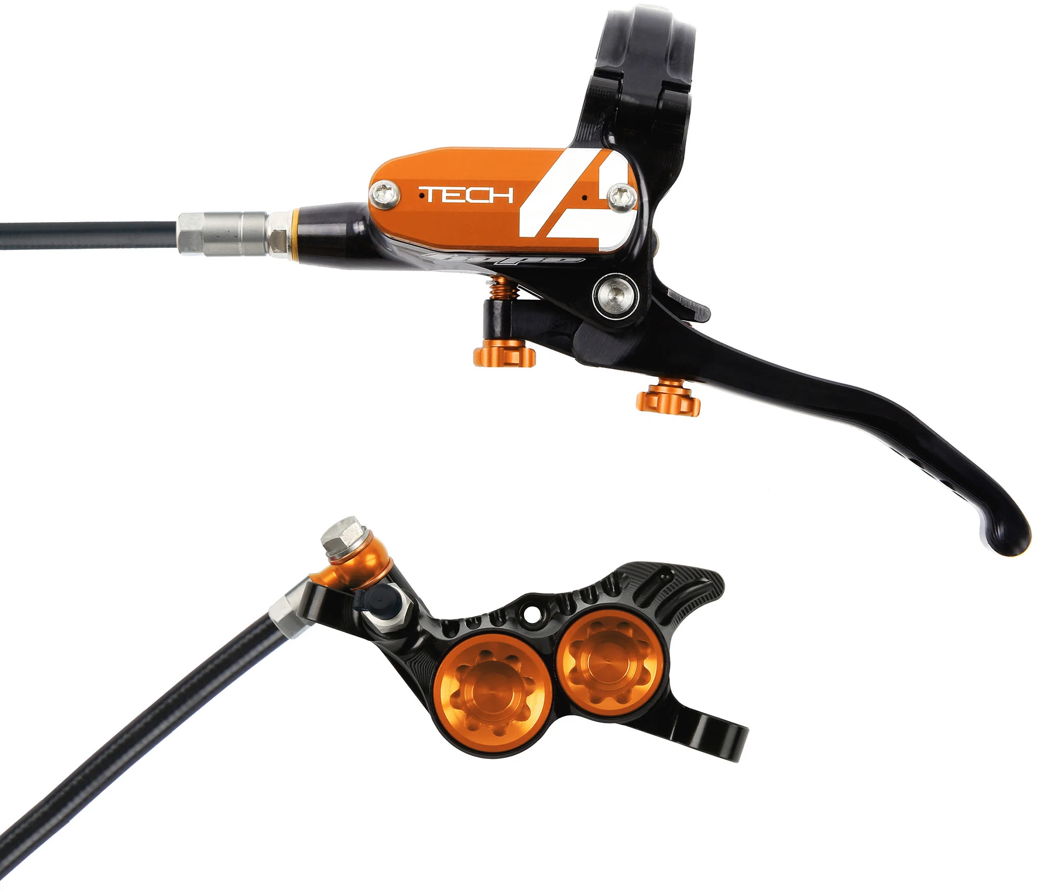 Hope Tech 4 V4  No Rotor Brakeset - Pair - Image 3