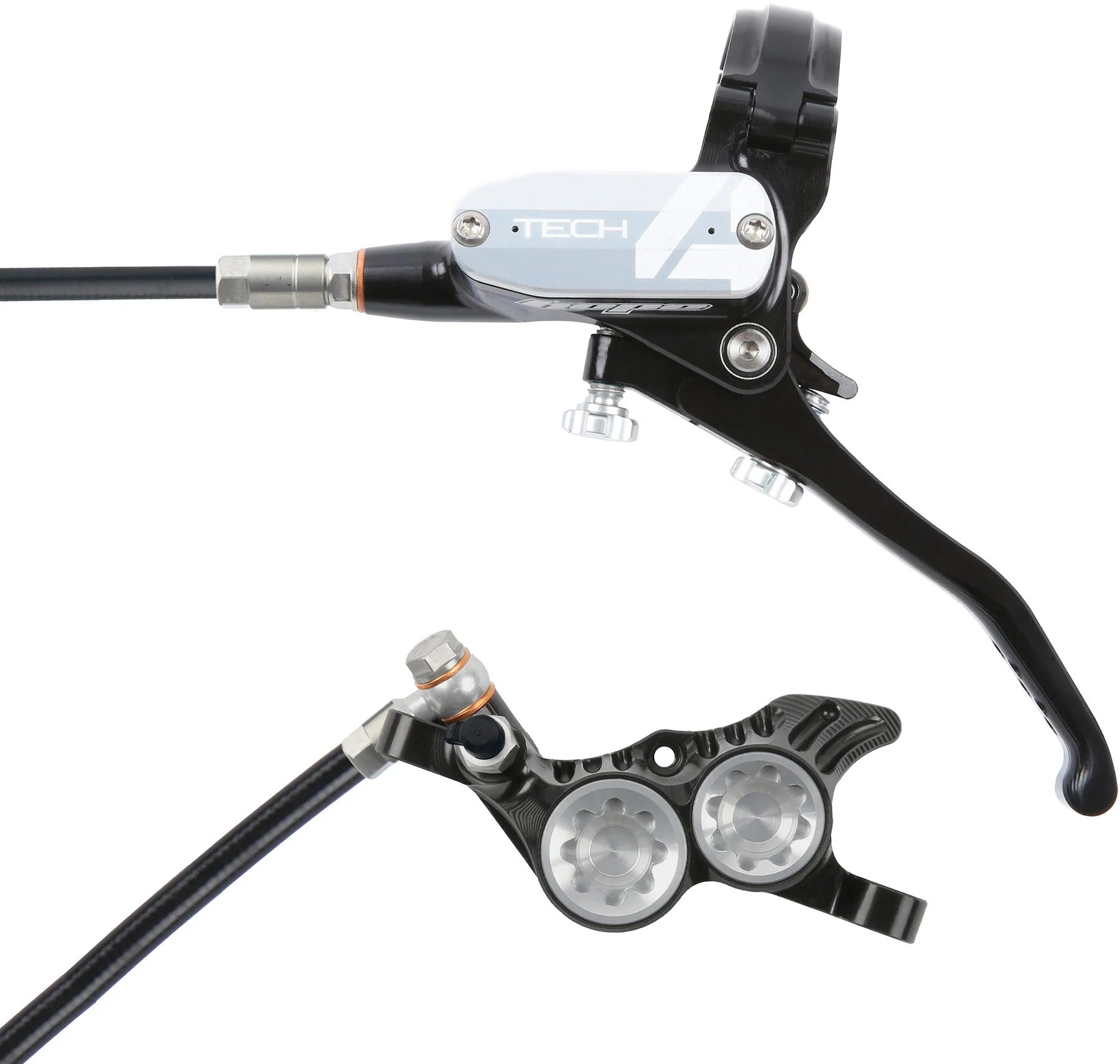 Hope Tech 4 V4  No Rotor Brakeset - Pair - Image 4