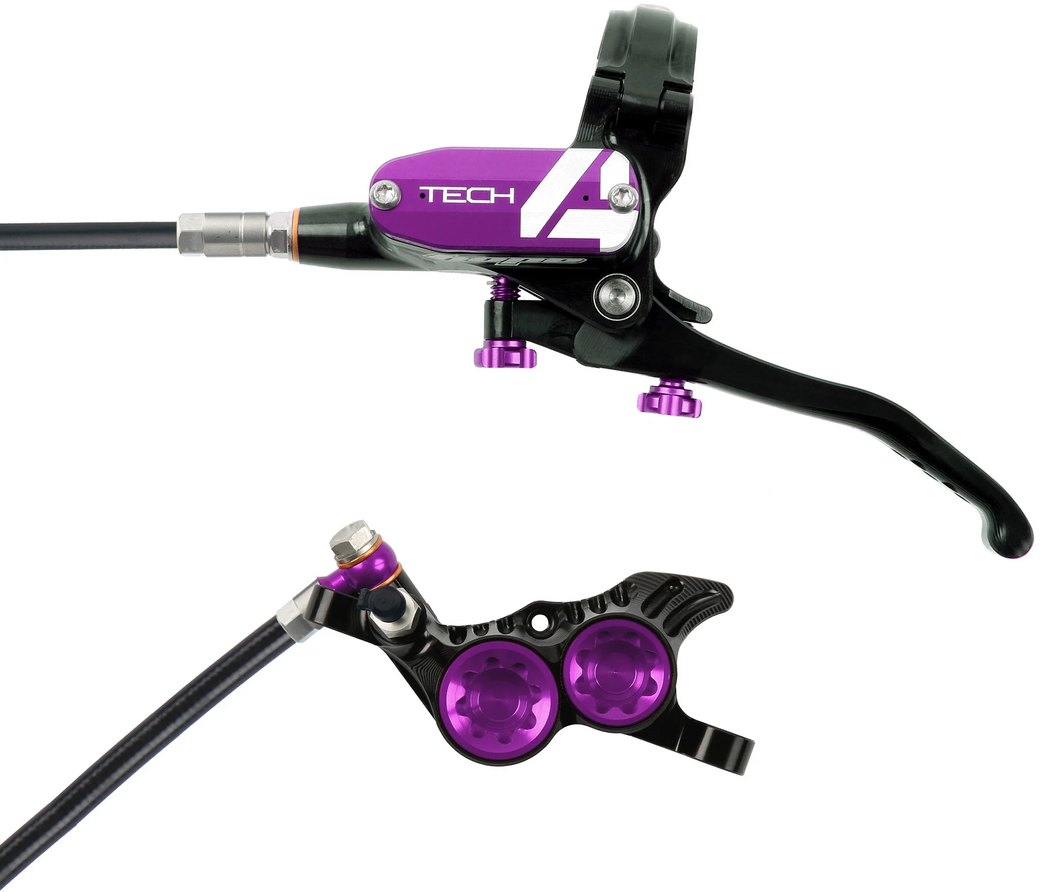 Hope Tech 4 V4  No Rotor Brakeset - Pair - Image 6
