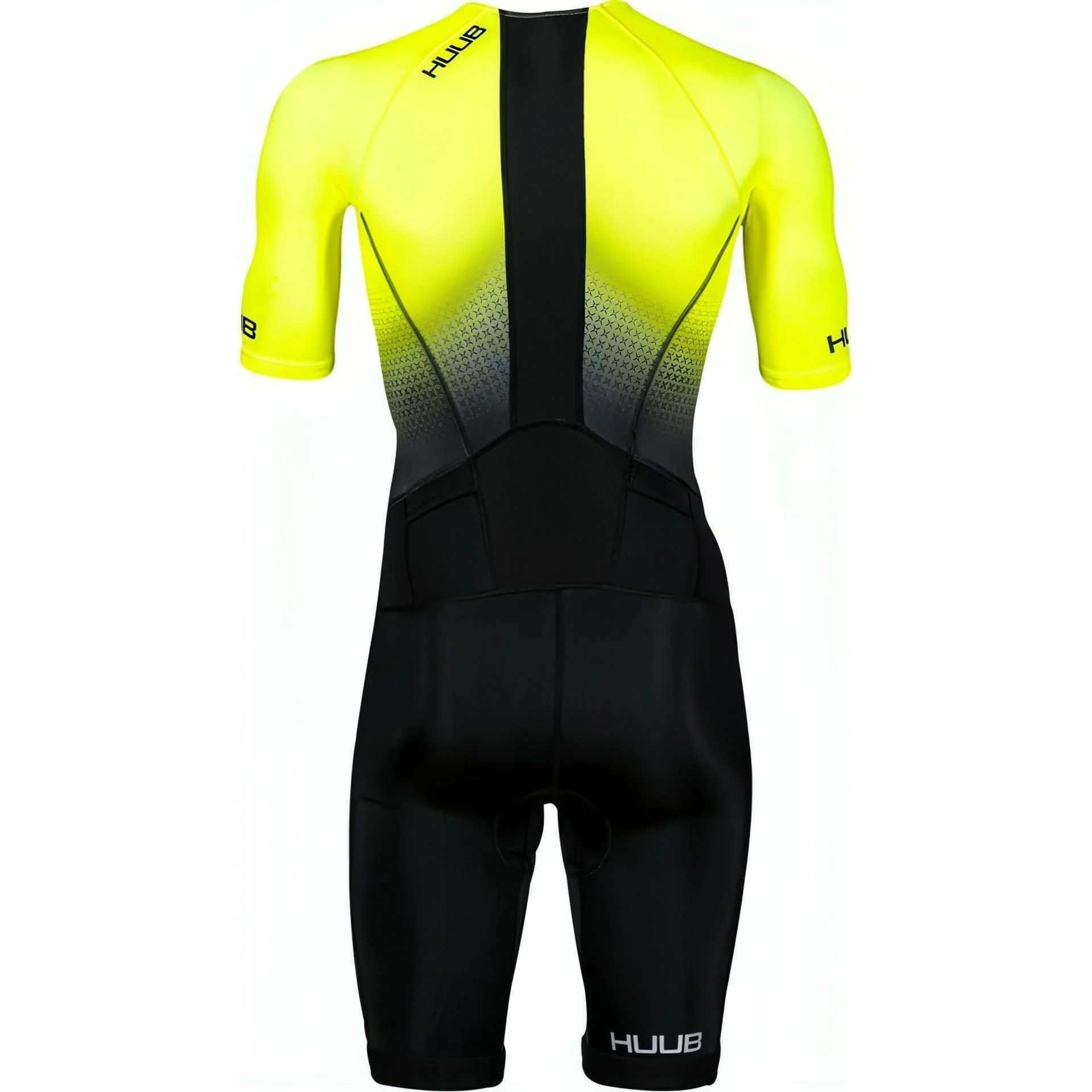 HUUB Commit Long Course Mens Tri Suit - Yellow - Image 2