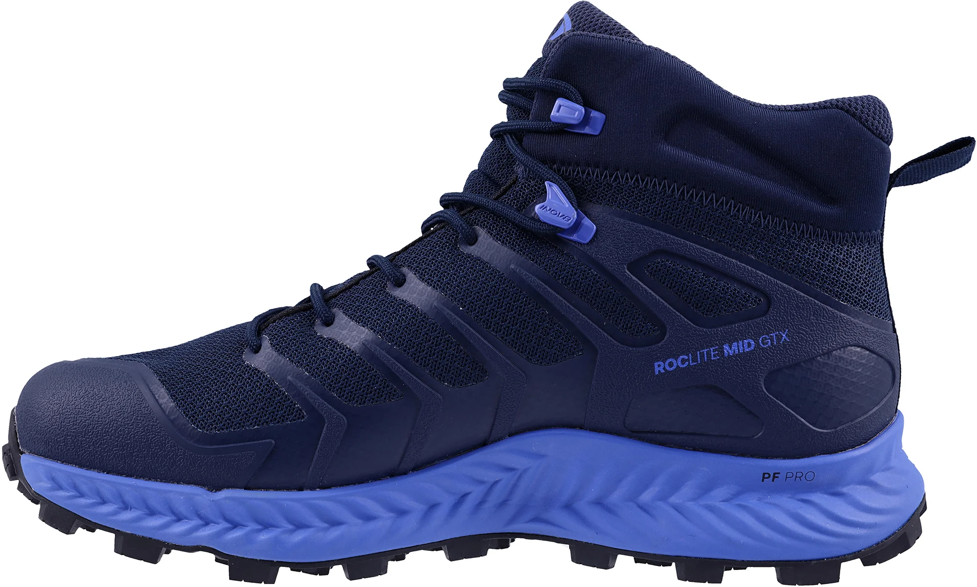 Inov8 Roclite Mid GORE-TEX WIDE FIT Mens Walking Boots - Blue - Image 3