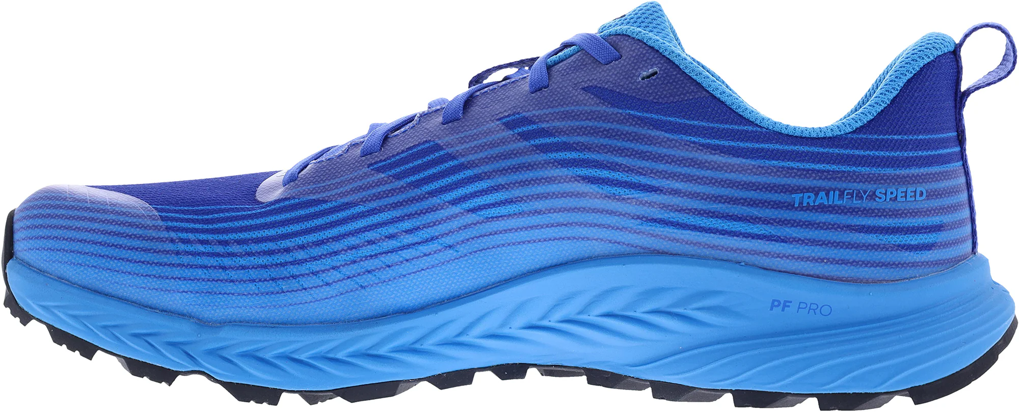 Inov8 TrailFly Speed WIDE FIT Mens Trail Running Shoes - Blue - Image 3