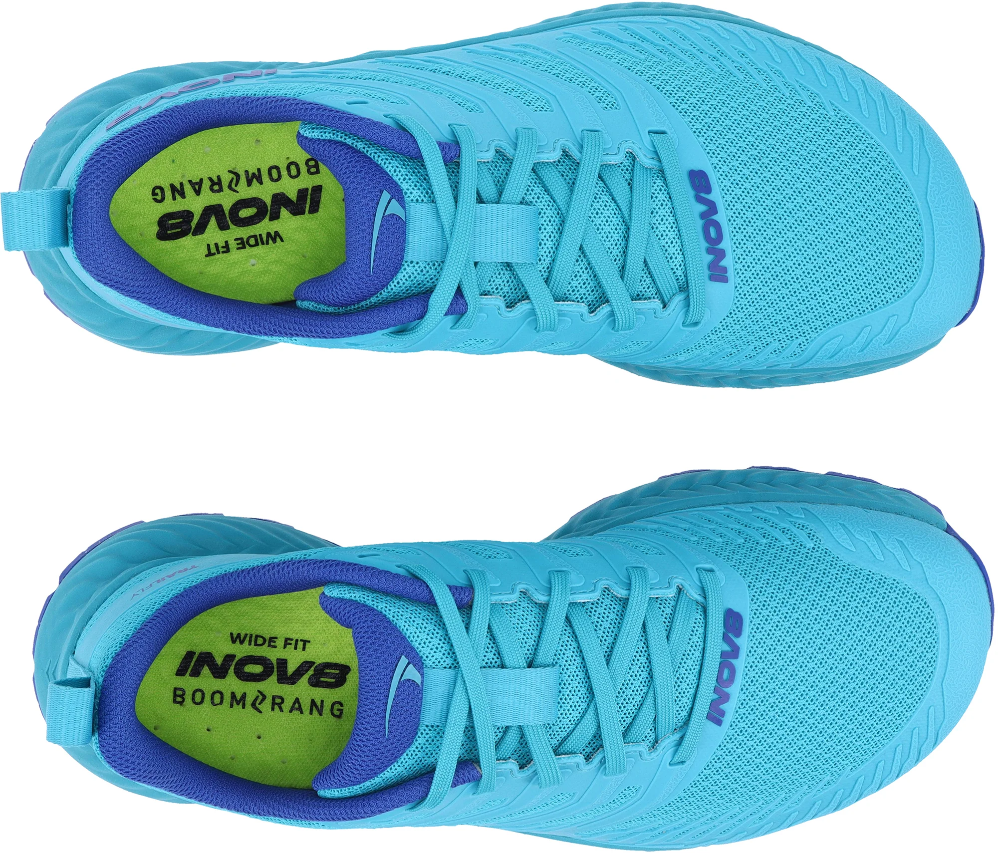 Inov8 TrailFly V2 WIDE FIT Womens Trail Running Shoes - Blue - Image 4