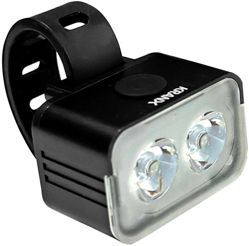 KranX Shine 220 USB Front Bike Light - Black