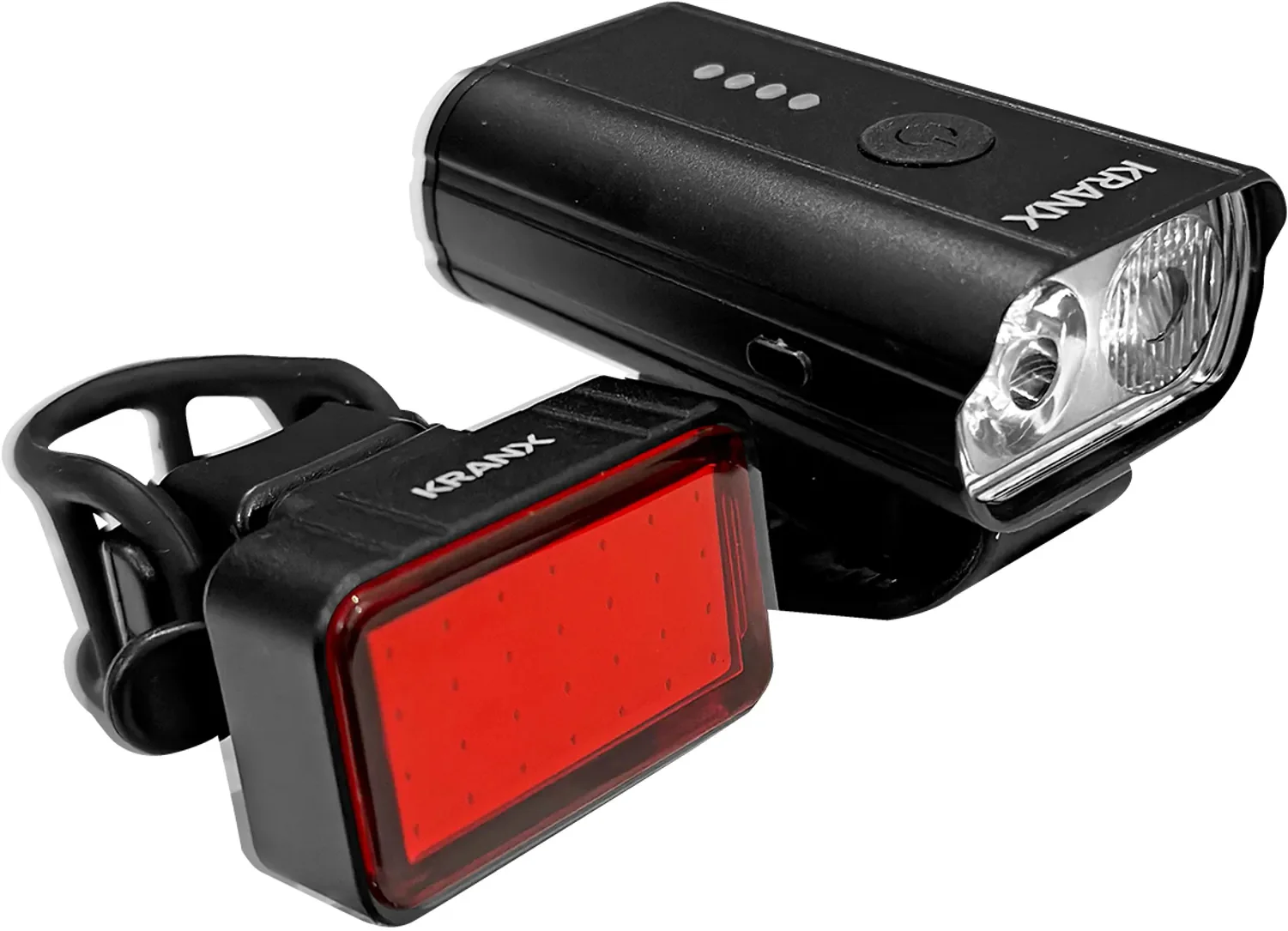 KranX Solaris III 400/100 USB Bike Light Set