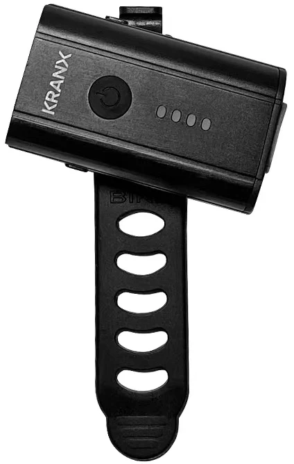 KranX Stream II 400 USB Front Bike Light - Black - Image 3