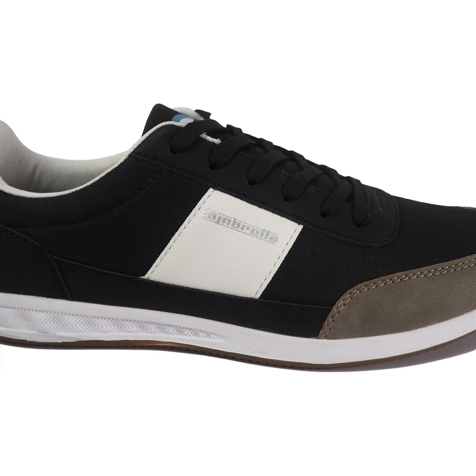 Lambretta Piston Mens Trainers - Black - Image 4