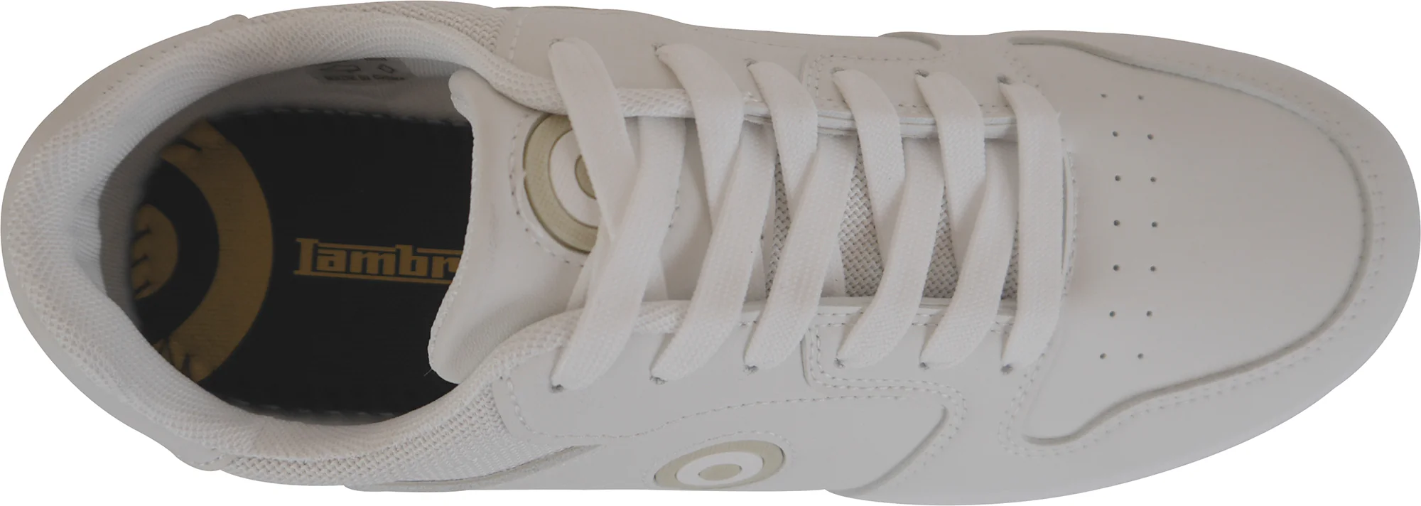 Lambretta Reset Mens Trainers - Cream - Image 4