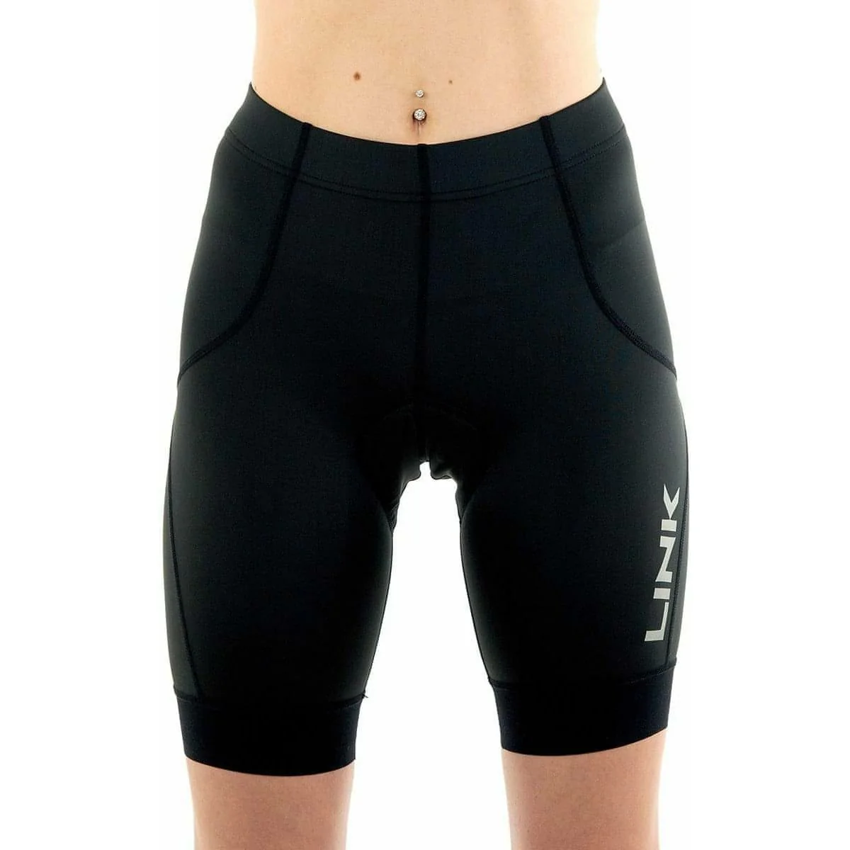 Link Ride Womens Cycling Shorts - Black - Image 3