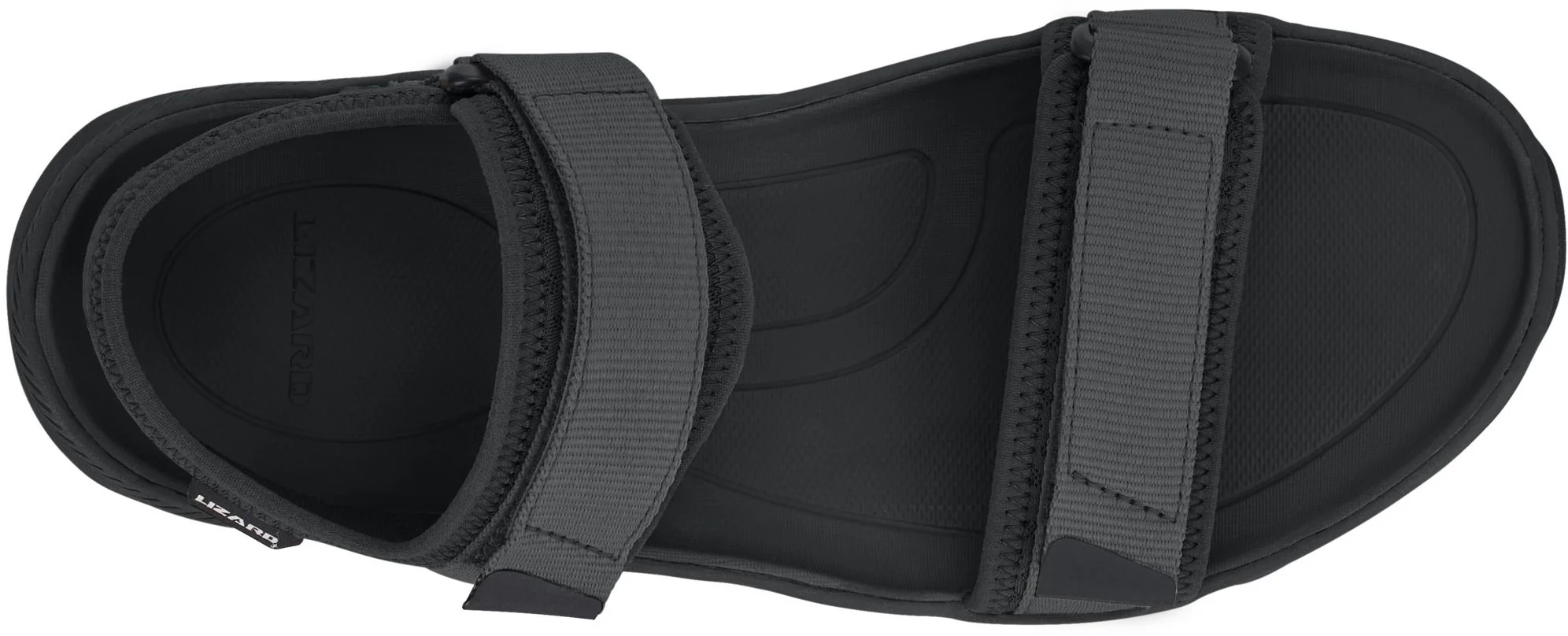 Lizard Trek Mens Sandals - Black - Image 4