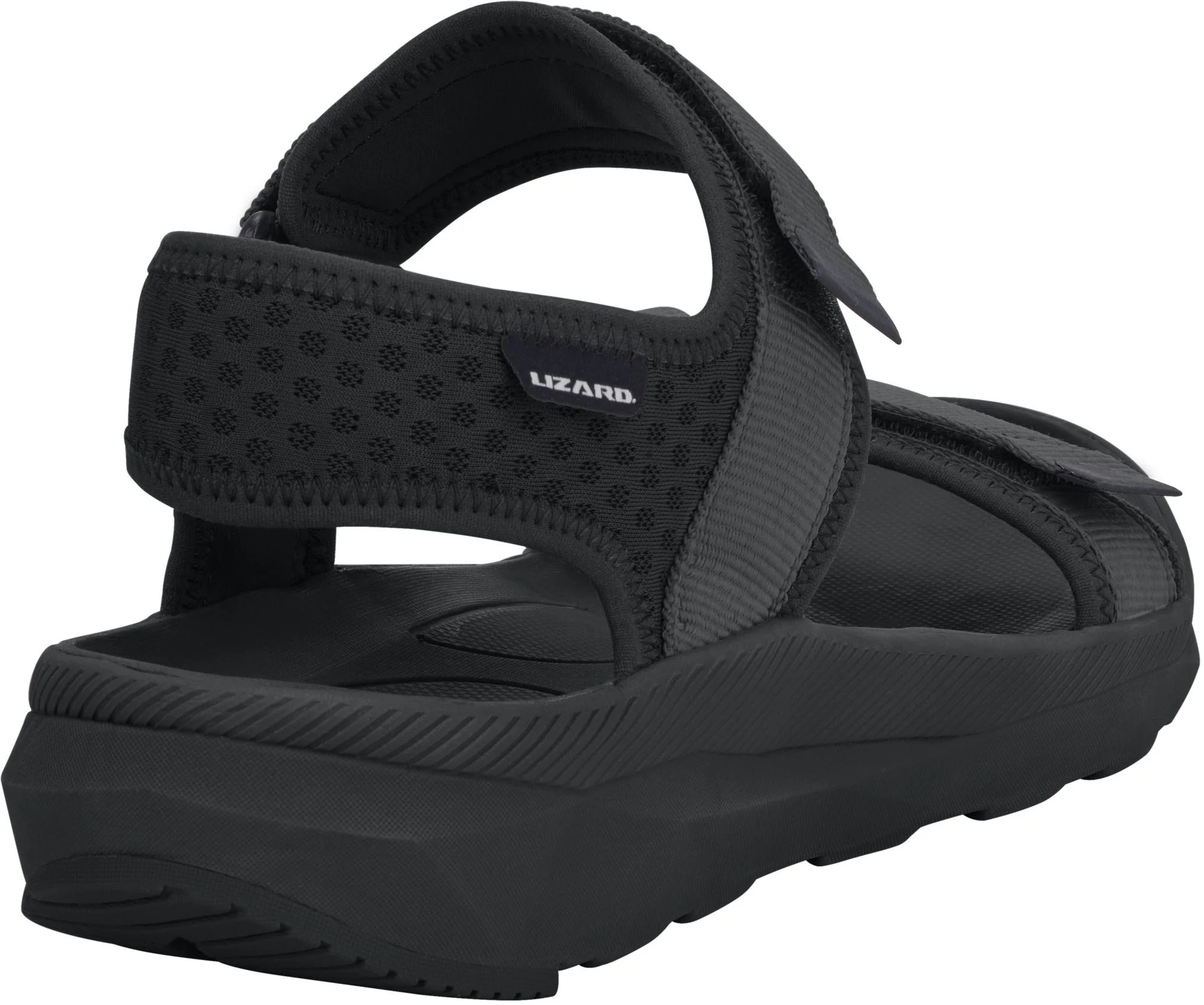 Lizard Trek Mens Sandals - Black - Image 5