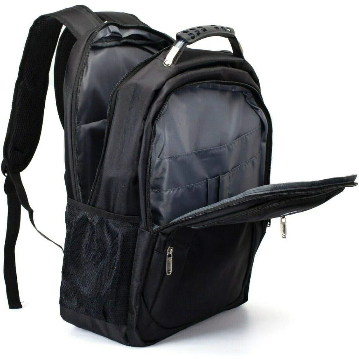 Lotus Classic Laptop Backpack - Black - Image 3
