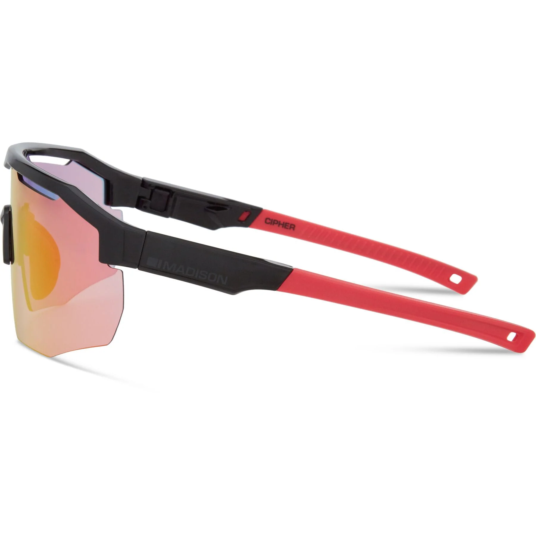 Madison Cipher Cycling Sunglasses - Gloss Black - Image 4