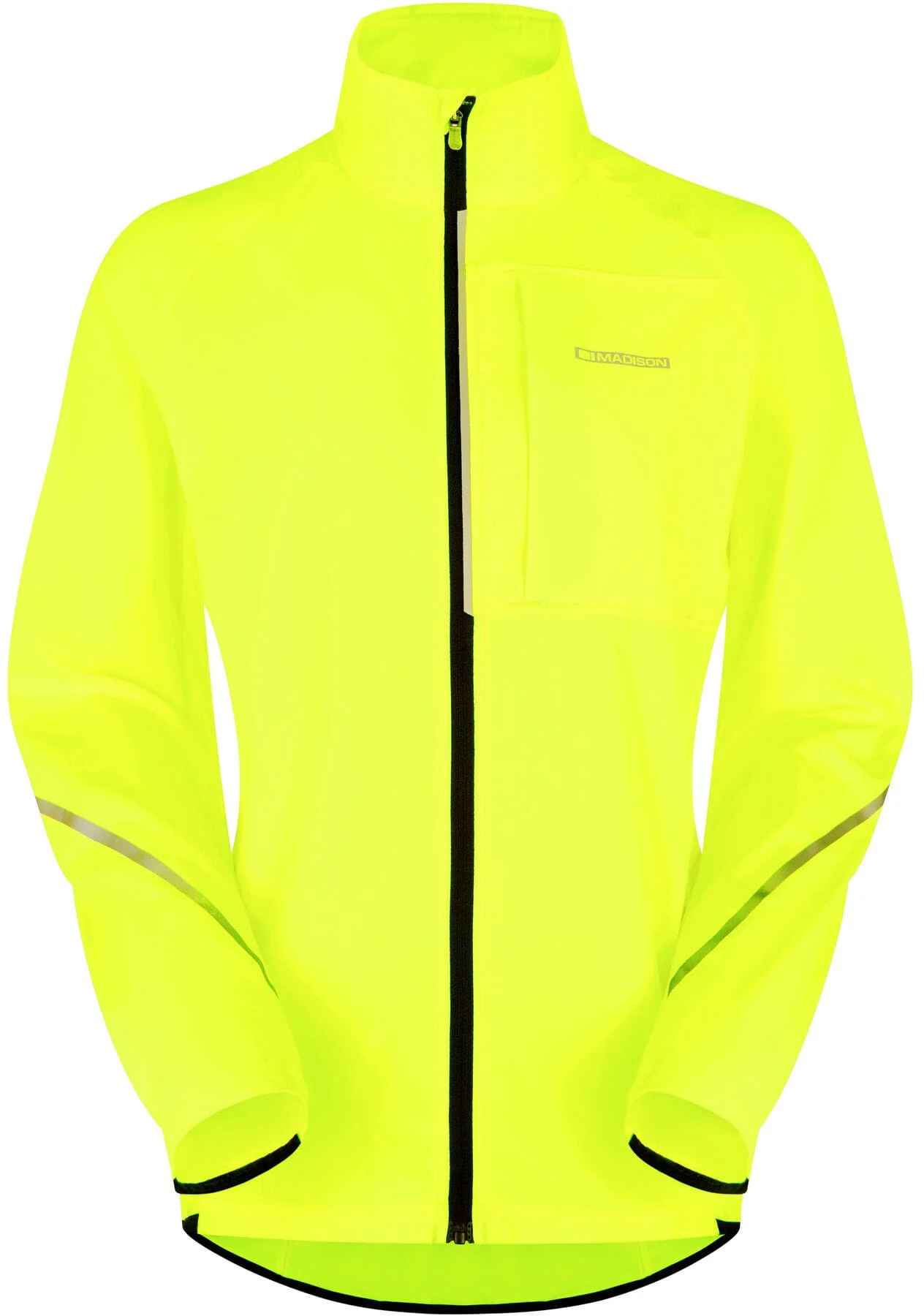 Madison Freewhell Windproof Packable Womens Cycling Jacket - Yellow - Image 8