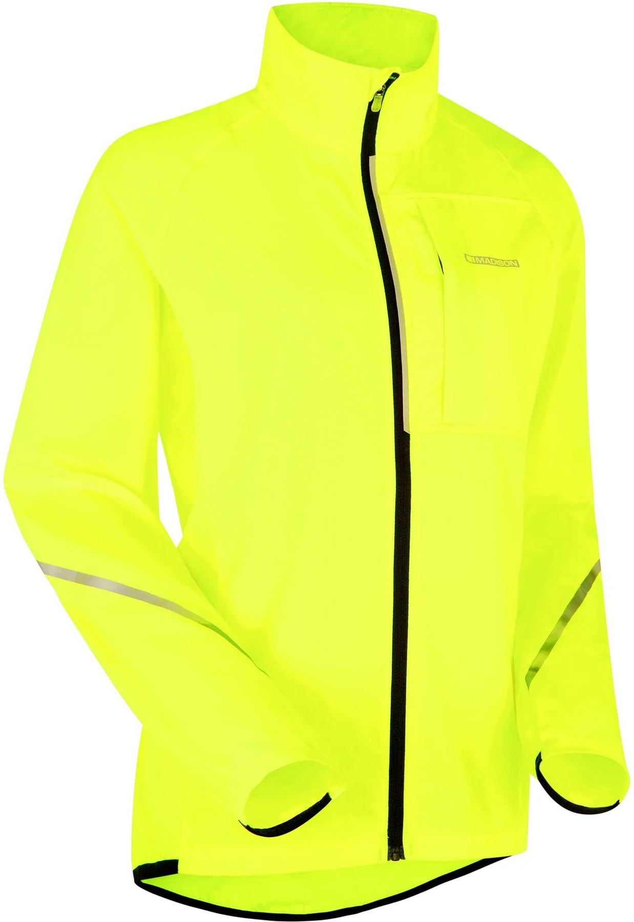 Madison Freewhell Windproof Packable Womens Cycling Jacket - Yellow - Image 9