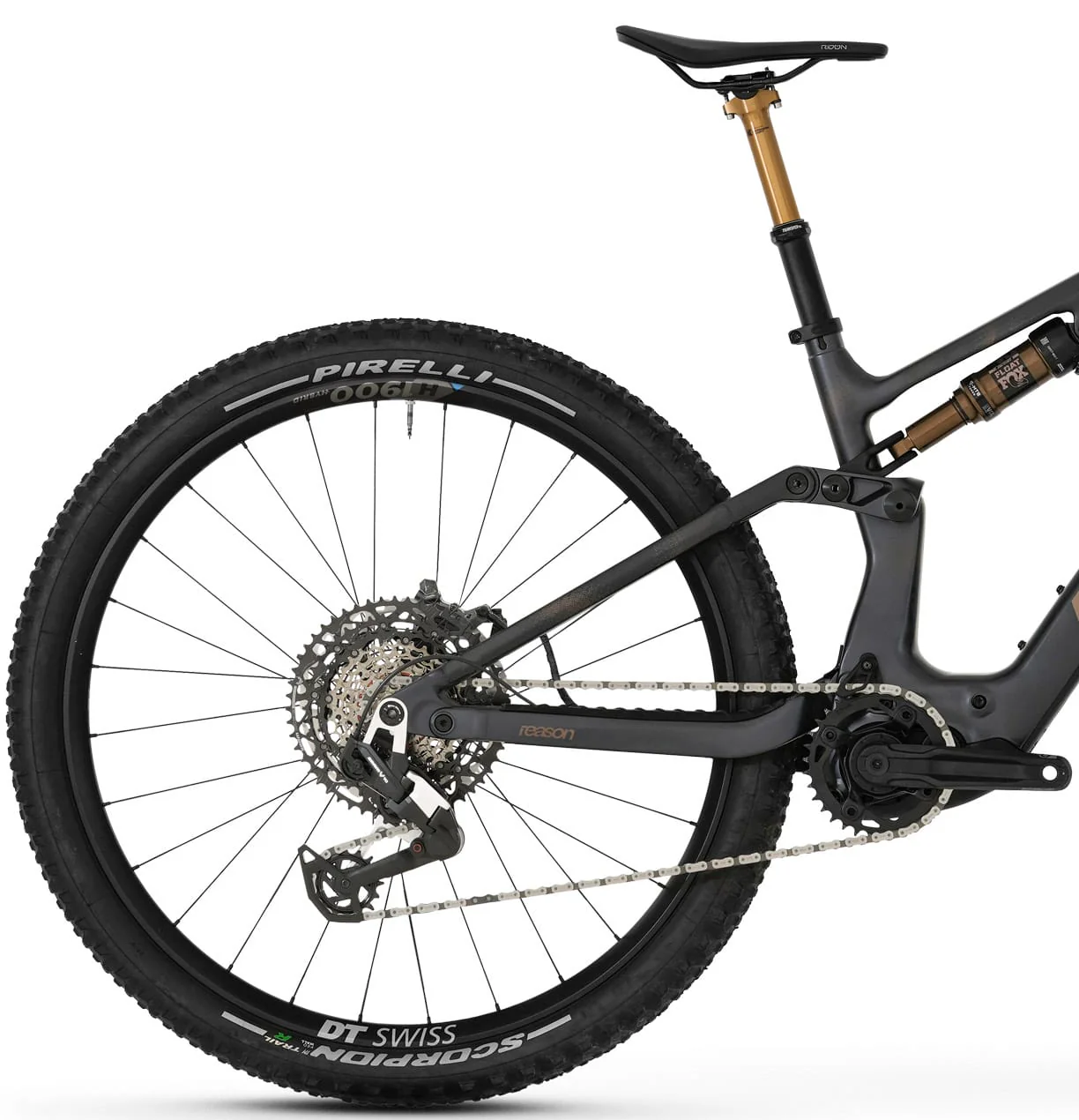 Megamo Reason AIR AL 04 Full Suspension Electric Bike 2026 - Black - Image 2