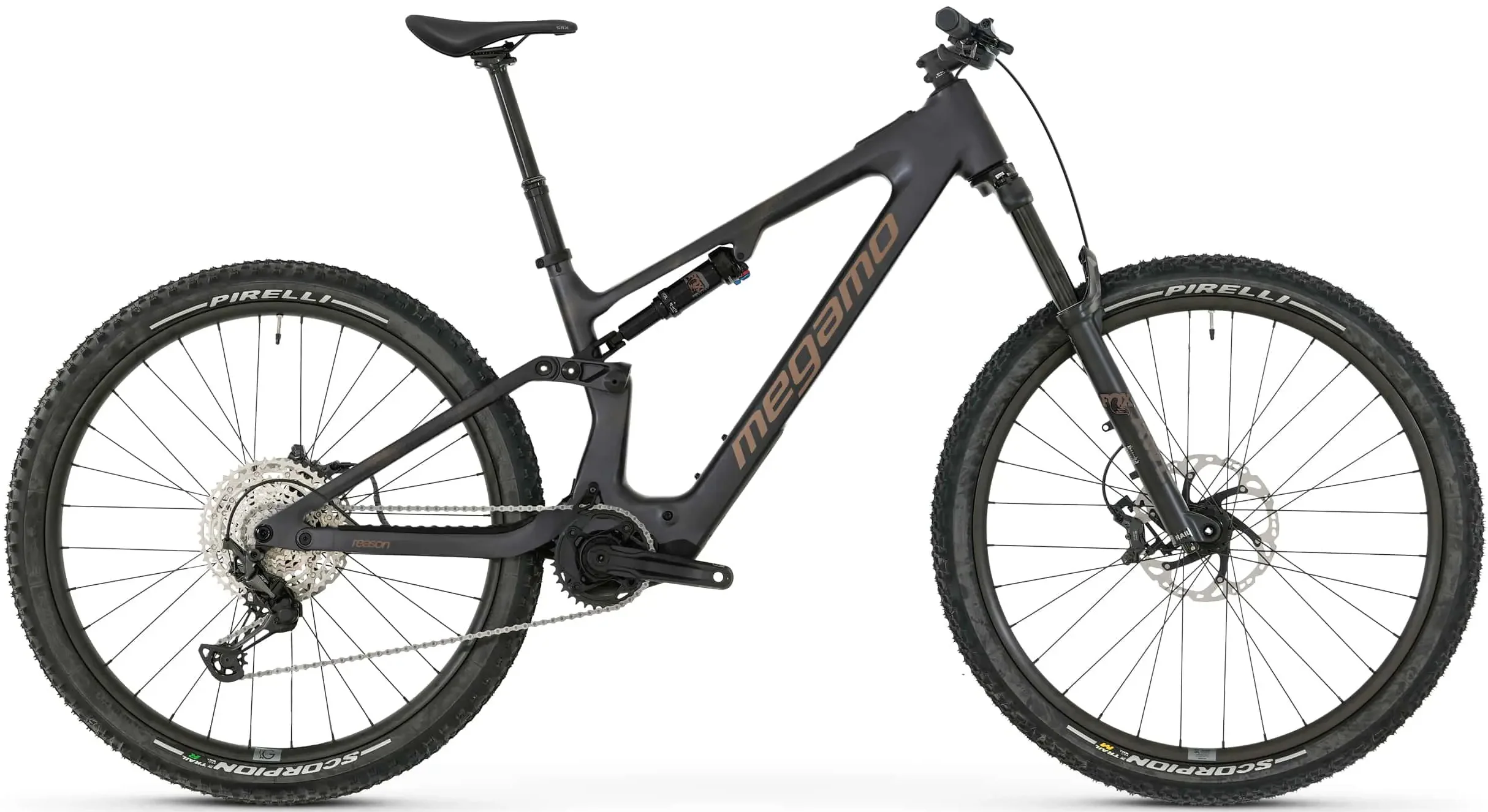 Megamo Reason AIR AL 15 Full Suspension Electric Bike 2026 - Black