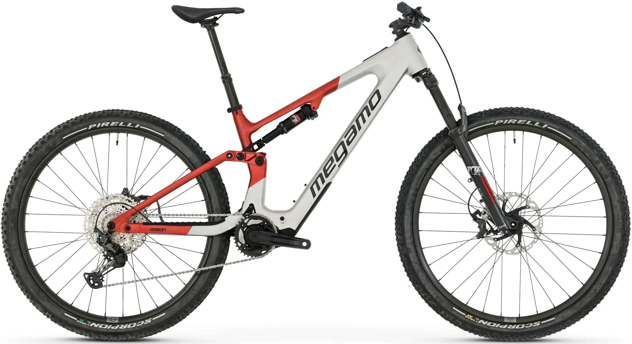 Megamo Reason AIR AL 15 Full Suspension Electric Bike 2026 - Raw