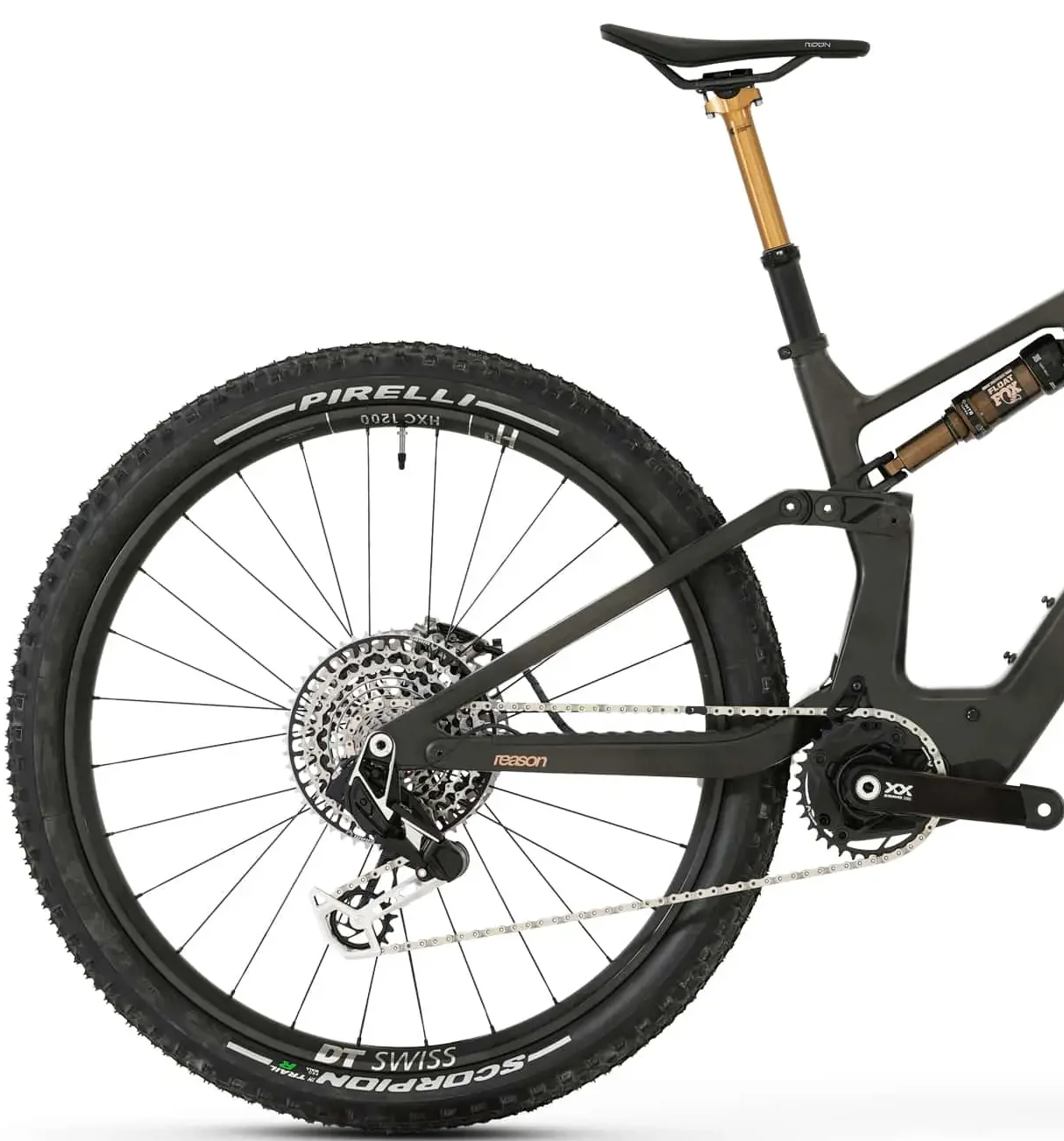 Megamo Reason AIR CRB 00 Carbon Full Suspension Electric Bike 2026 - Black - Image 2