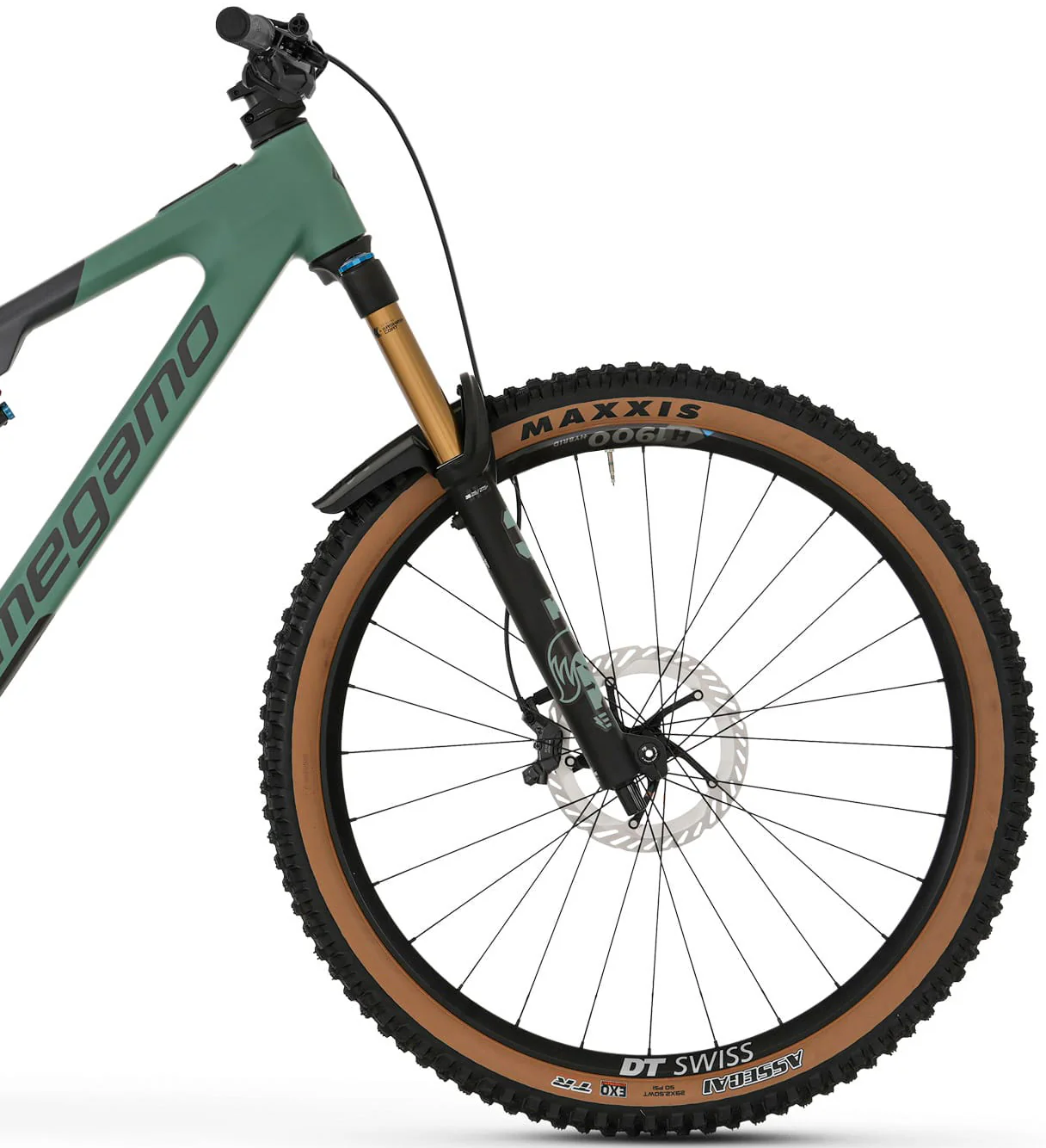 Megamo Reason AL 03 Full Suspension Electric Bike 2026 - Green - Image 3