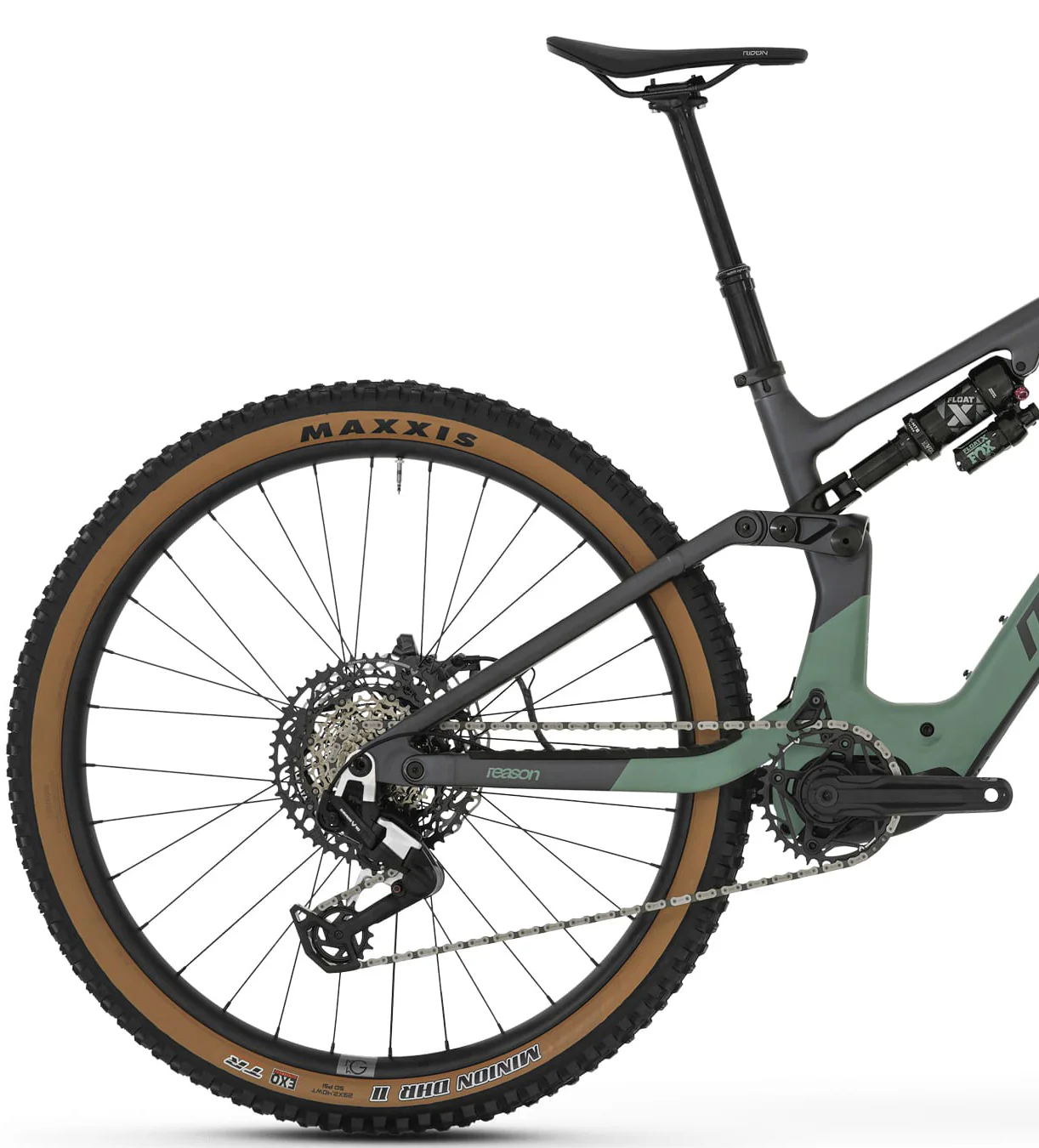 Megamo Reason AL 05 Full Suspension Electric Bike 2026 - Green - Image 2