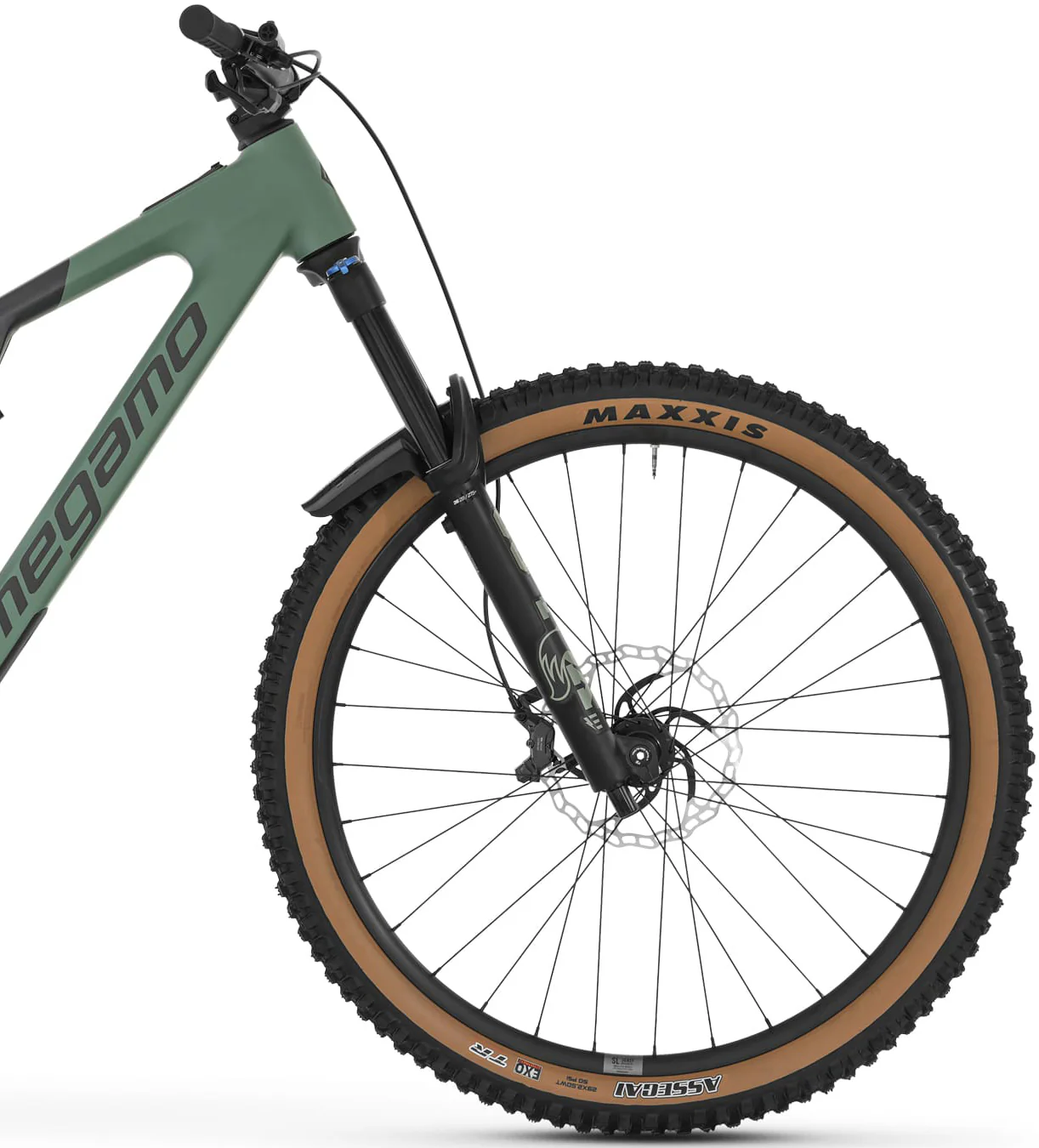 Megamo Reason AL 05 Full Suspension Electric Bike 2026 - Green - Image 3