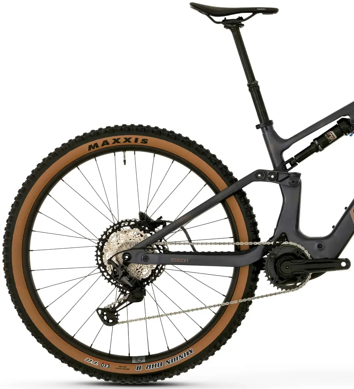 Megamo Reason AL 07 Full Suspension Electric Bike 2026 - Black - Image 2