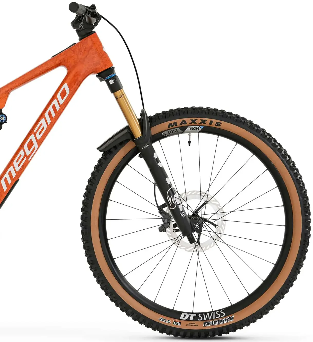 Megamo Reason CRB 01 Carbon Full Suspension Electric Bike 2026 - Orange - Image 3