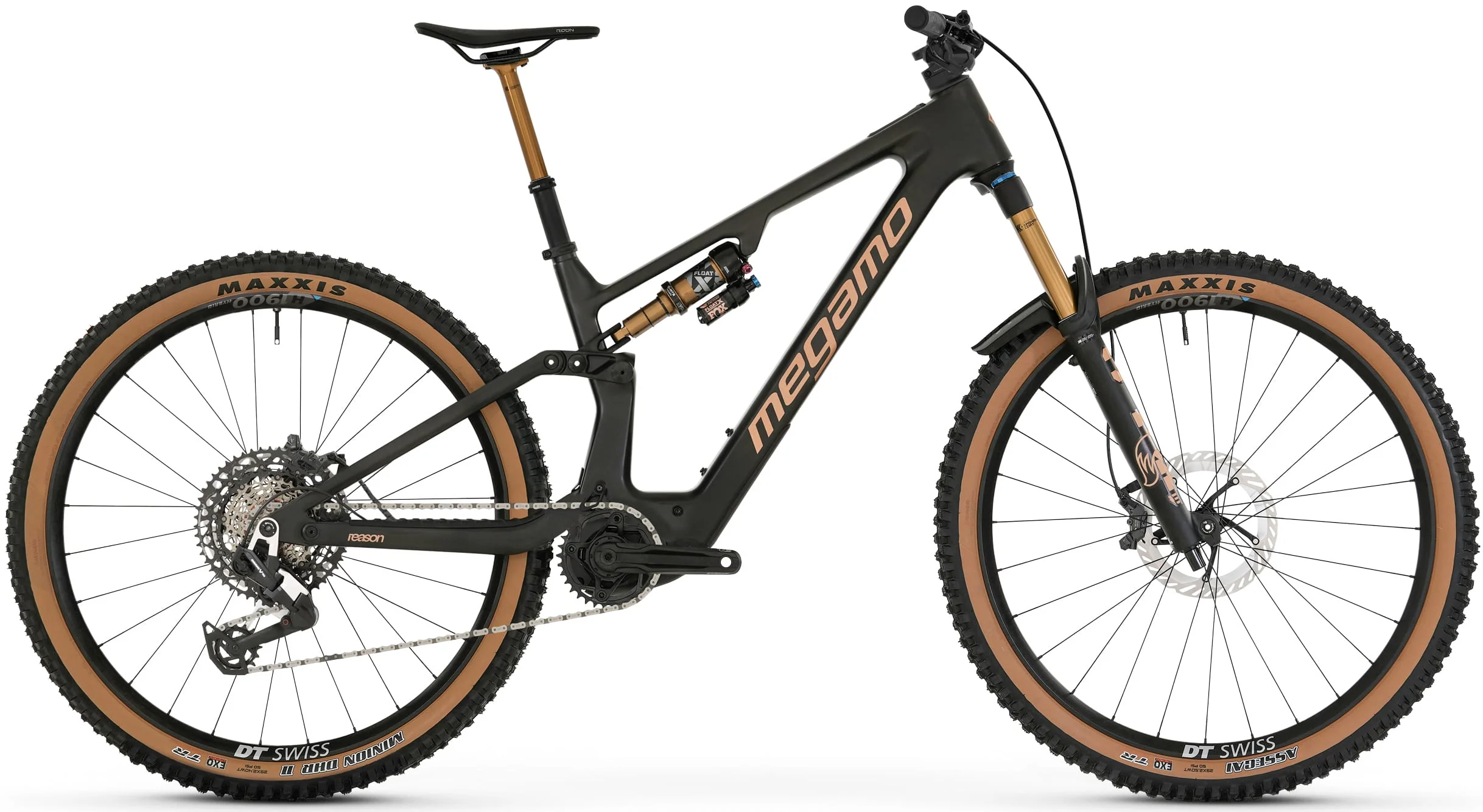Megamo Reason CRB 03 Carbon Full Suspension Electric Bike 2026 - Black