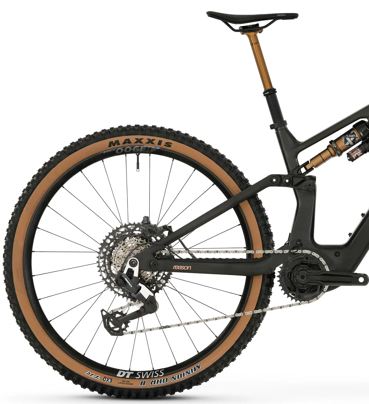 Megamo Reason CRB 03 Carbon Full Suspension Electric Bike 2026 - Black - Image 2