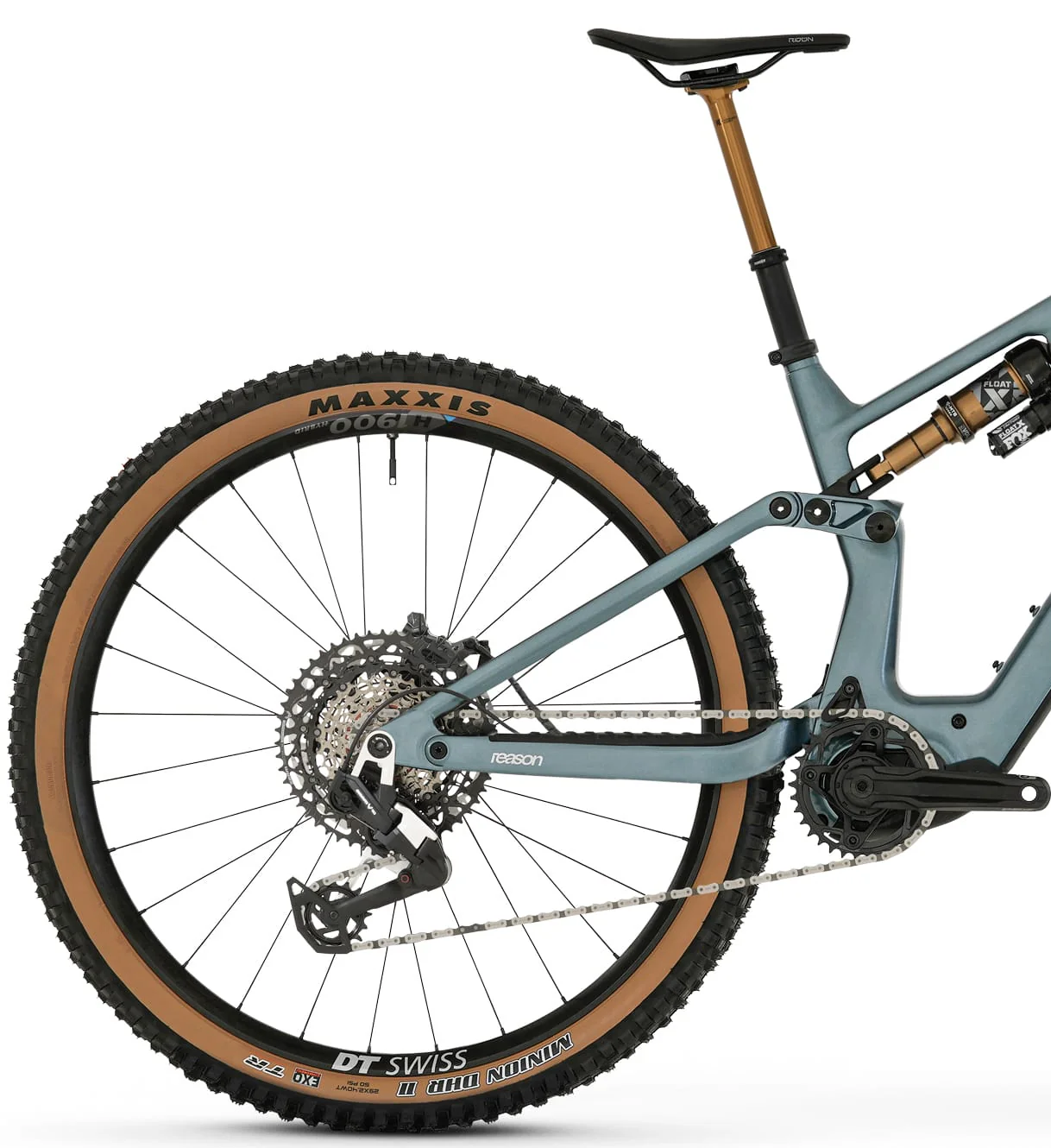 Megamo Reason CRB 03 Carbon Full Suspension Electric Bike 2026 - Blue - Image 2