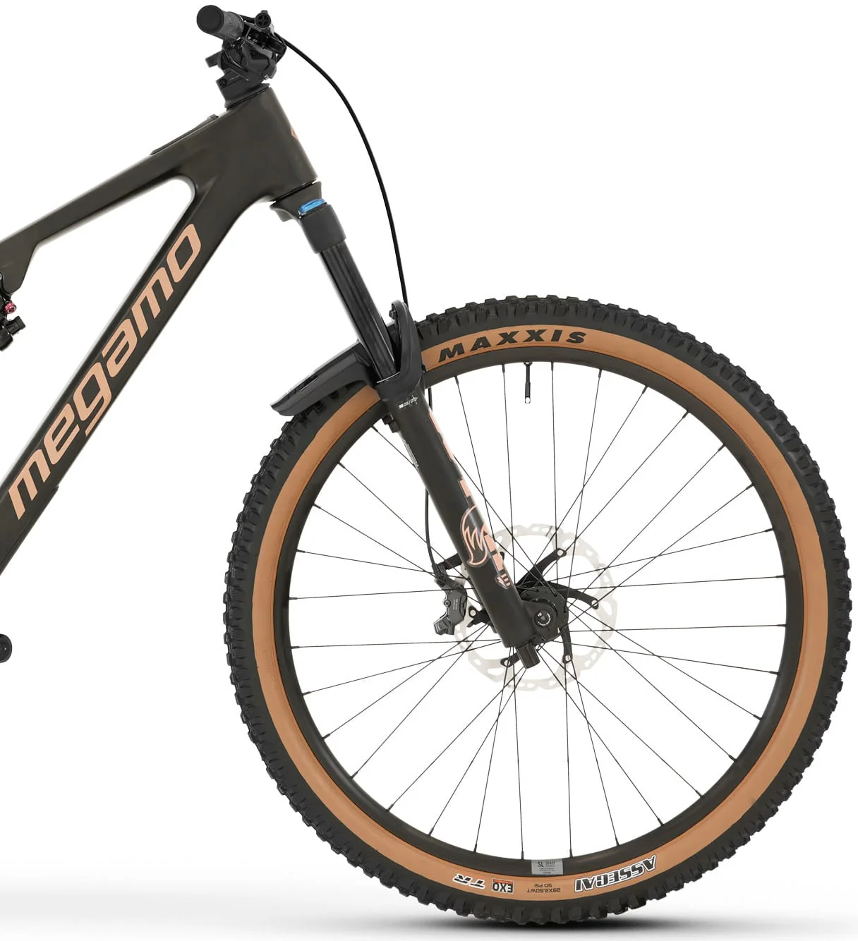 Megamo Reason CRB 05 Carbon Full Suspension Electric Bike 2026 - Black - Image 3
