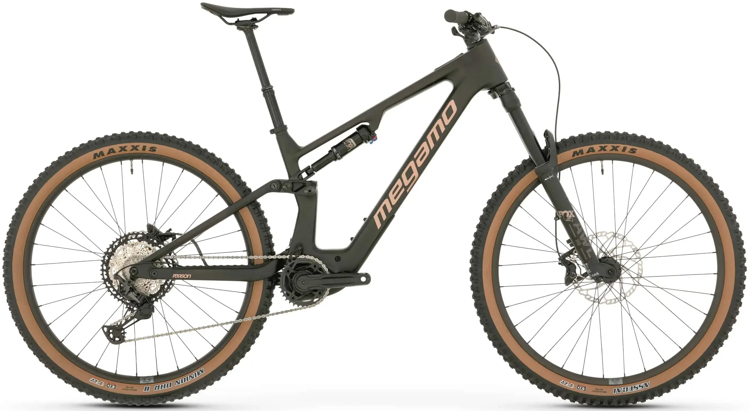 Megamo Reason CRB 07 Carbon Full Suspension Electric Bike 2026 - Black