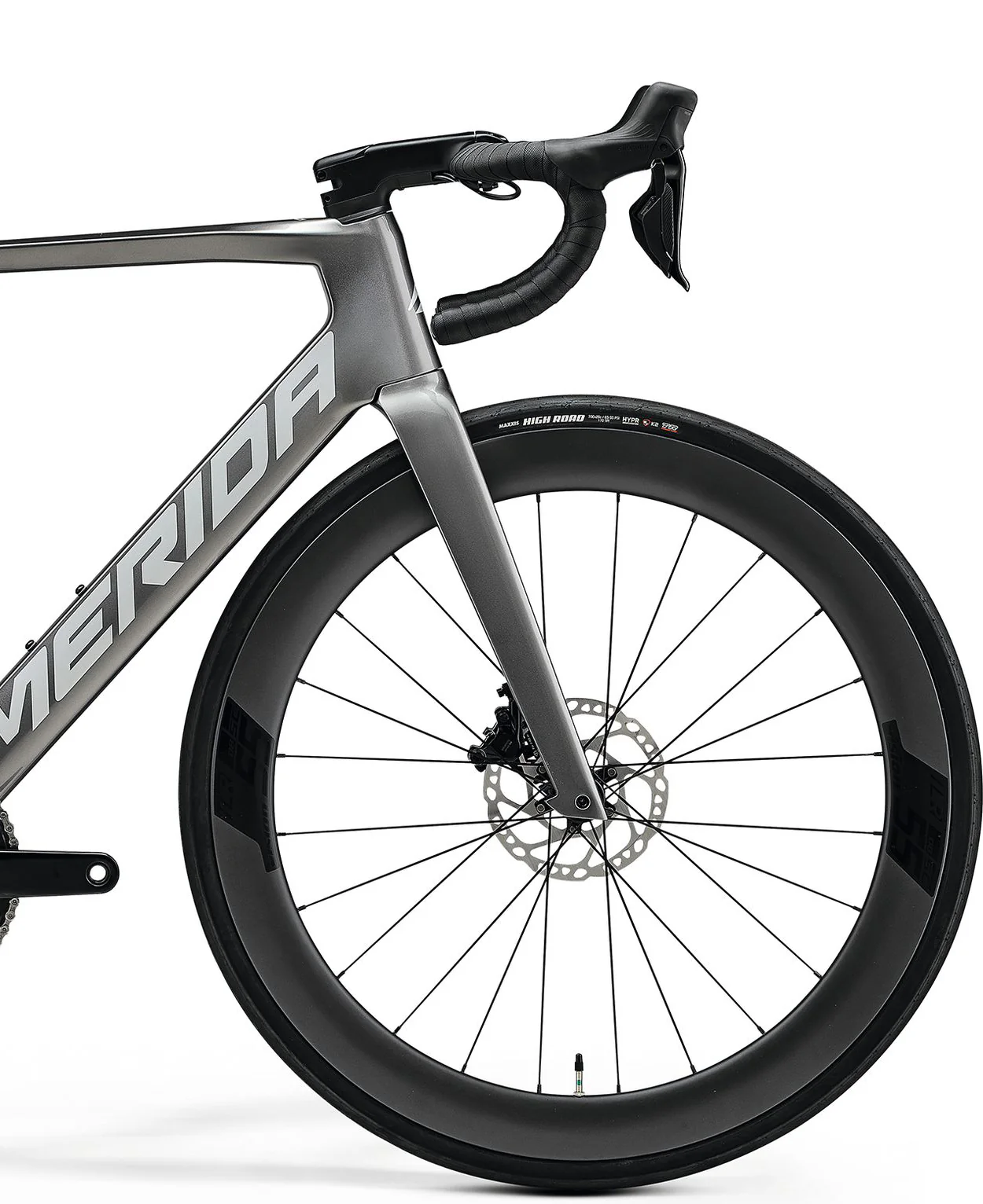 Merida Reacto 6000 Carbon Road Bike 2025 Ex-Display - Gunmetal Grey - Image 3