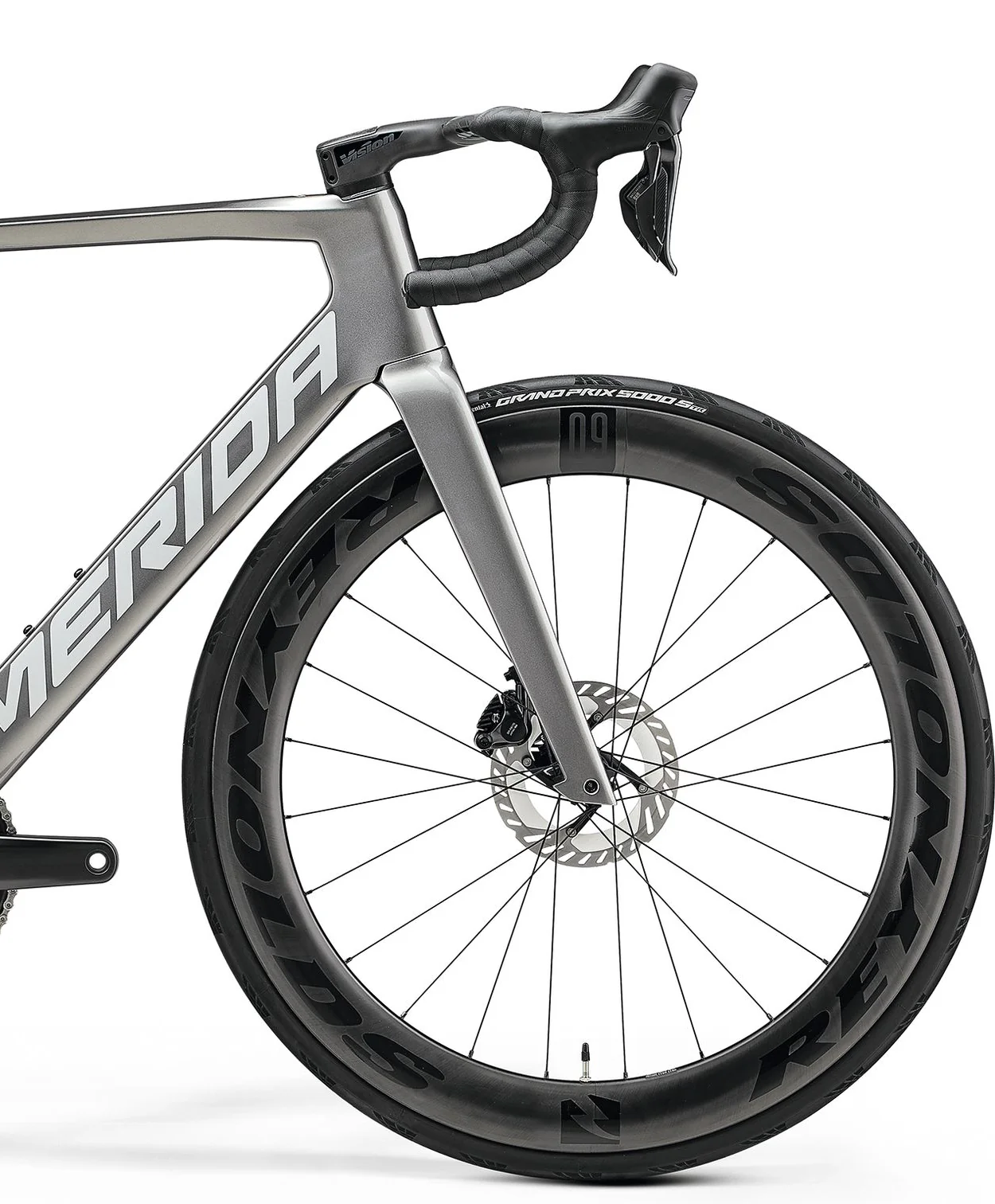 Merida Reacto 8000 Carbon Road Bike 2025 - Gunmetal Grey - Image 3