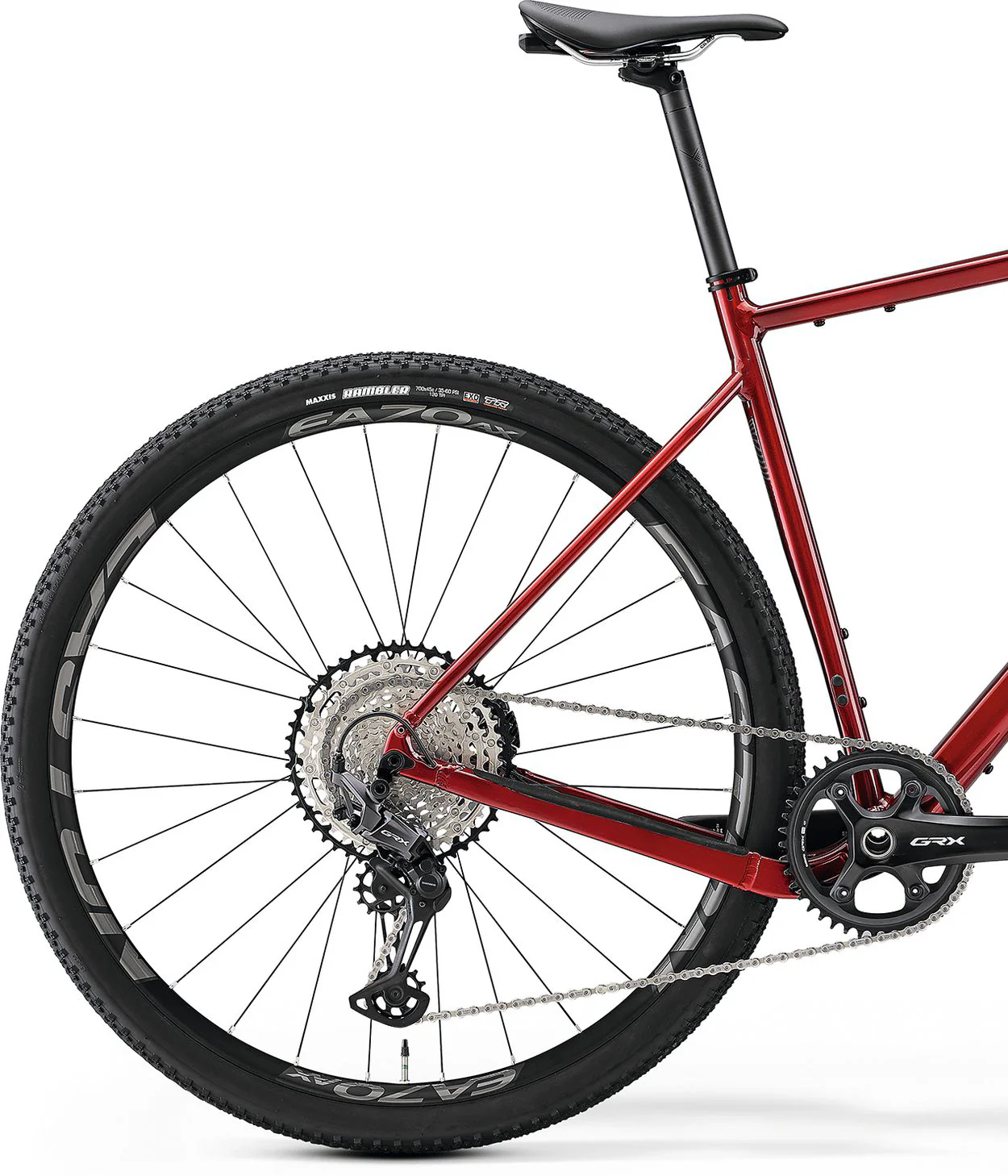 Merida Silex 700 Gravel Bike 2025 - Dark Red - Image 2