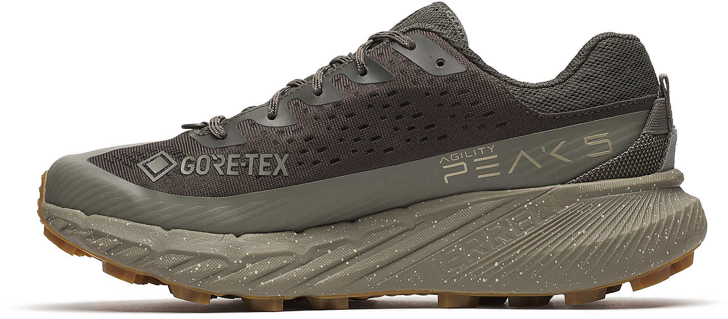 Merrell Agility Peak 5 GORE-TEX Mens Trail Running Shoes - Grey - Image 3