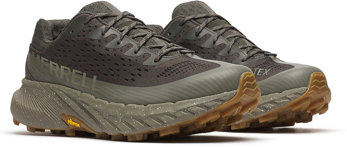 Merrell Agility Peak 5 GORE-TEX Mens Trail Running Shoes - Grey - Image 6
