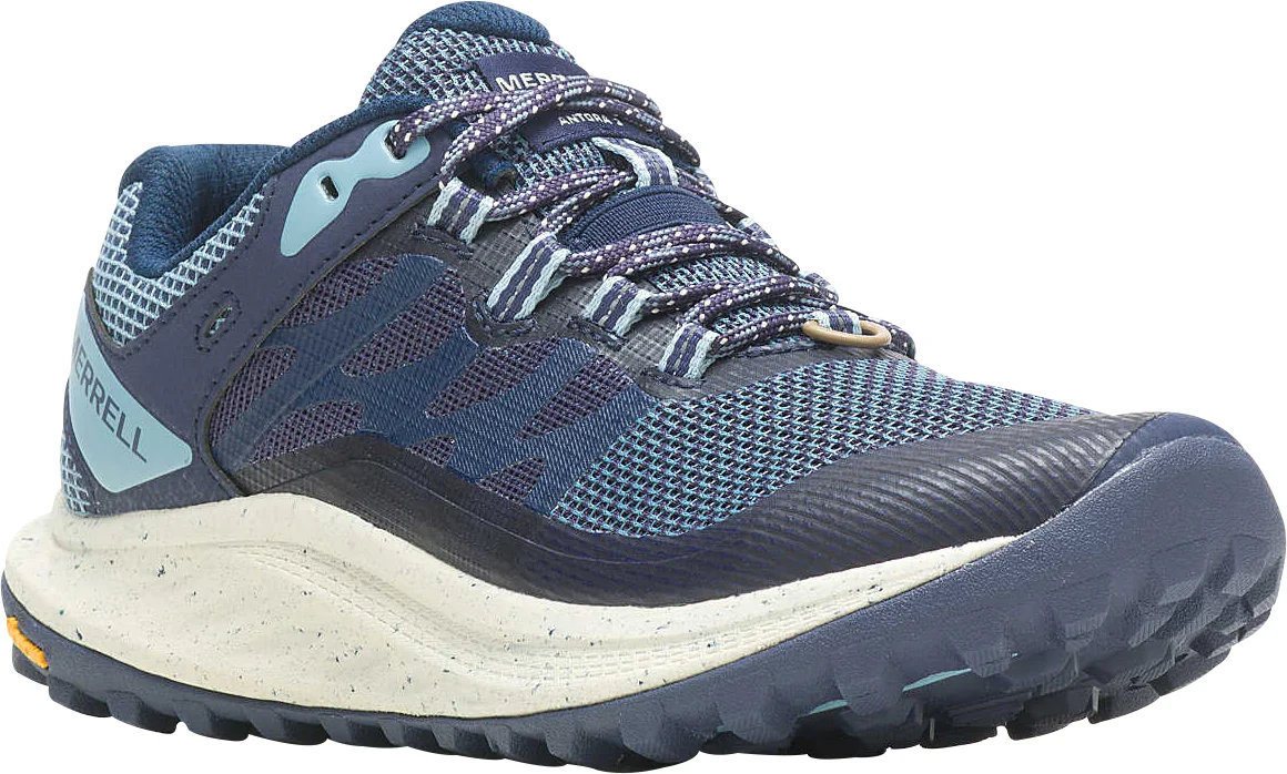 Merrell Antora 3 Womens Trail Running Shoes - Blue - Image 6