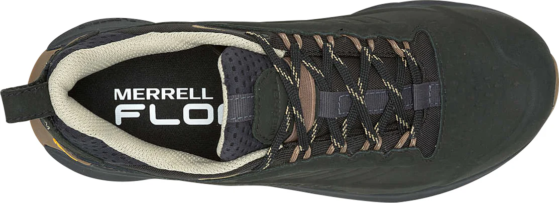 Merrell Moab Speed 2 Leather Waterproof Womens Walking Shoes - Black - Image 4