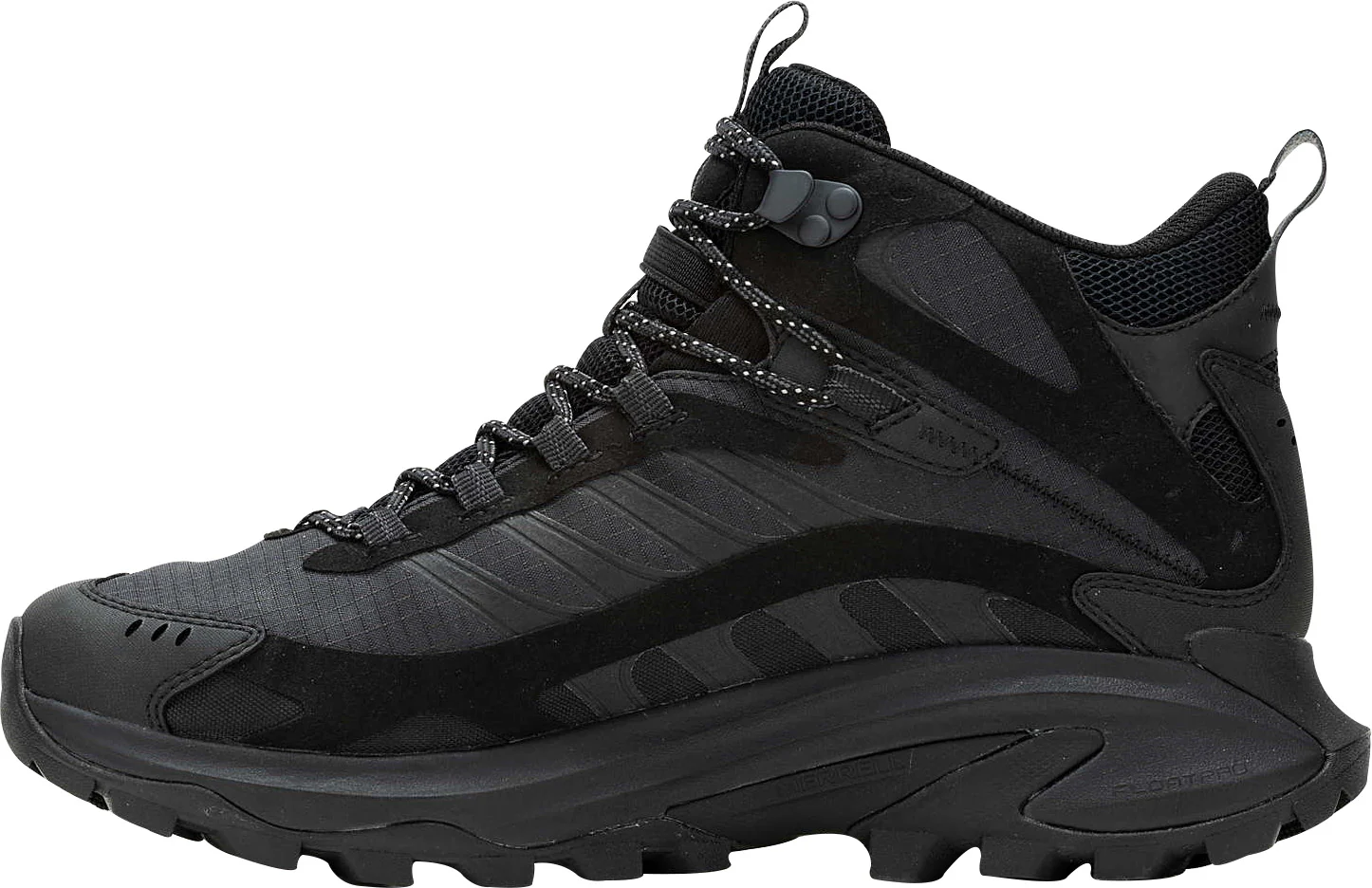 Merrell Moab Speed 2 Mid GORE-TEX Mens Walking Boots - Black - Image 3